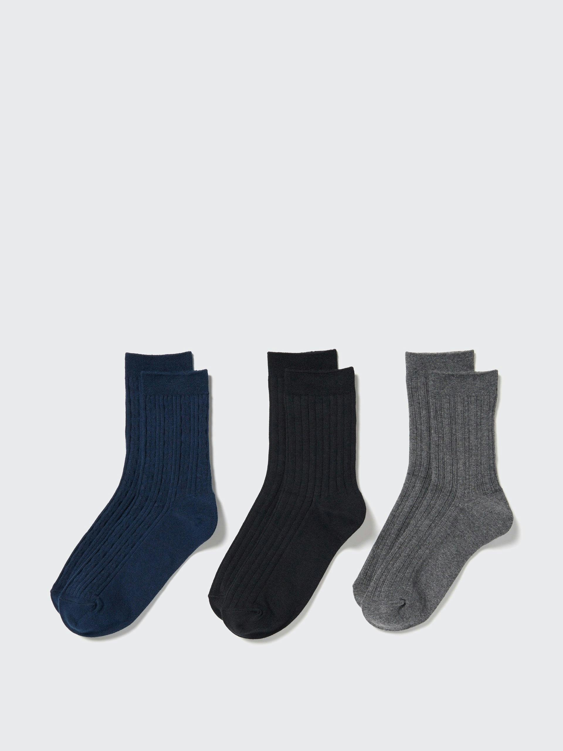 Cable knit socks (set of 3)