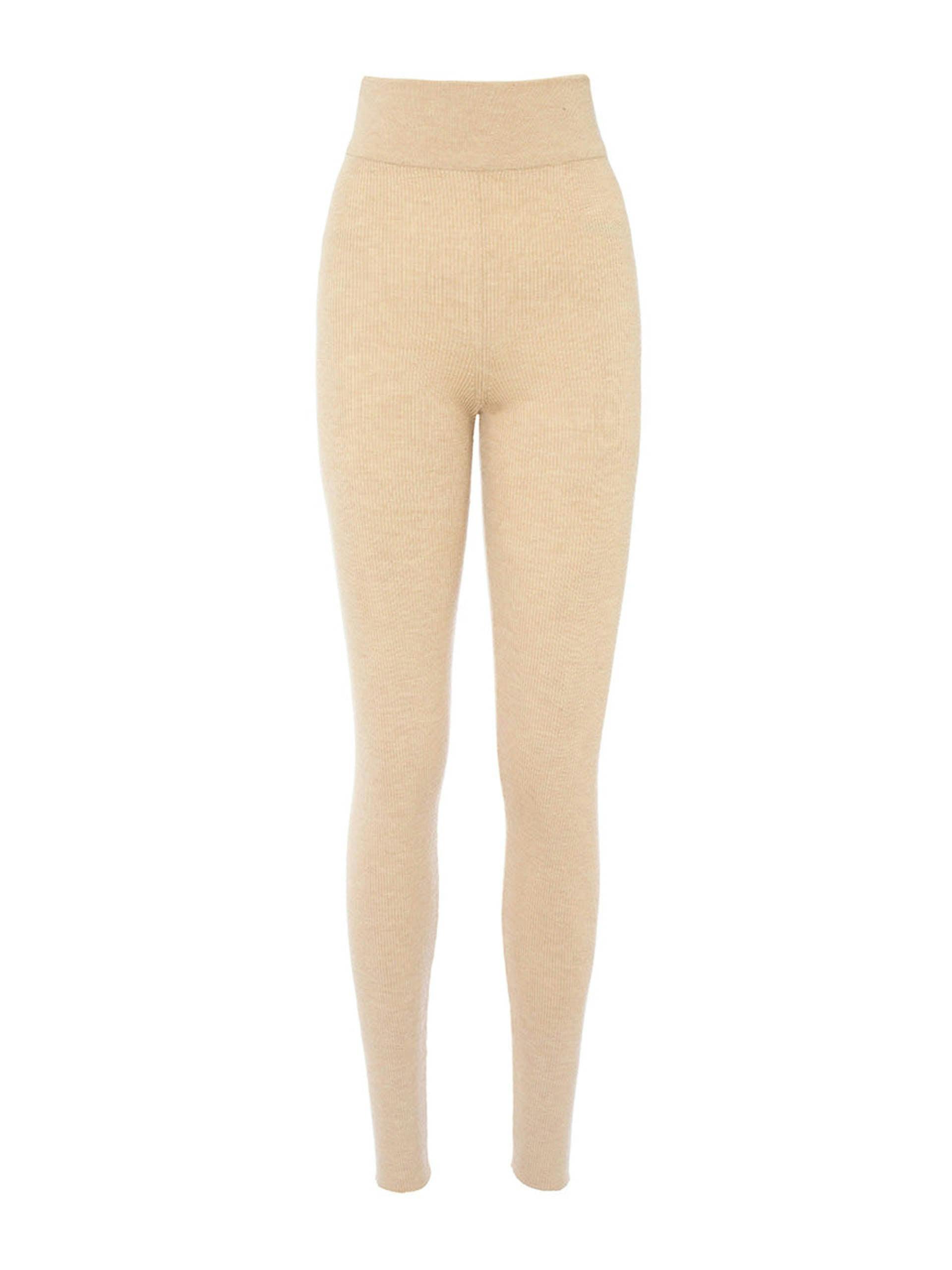 Cashmere knitted leggings