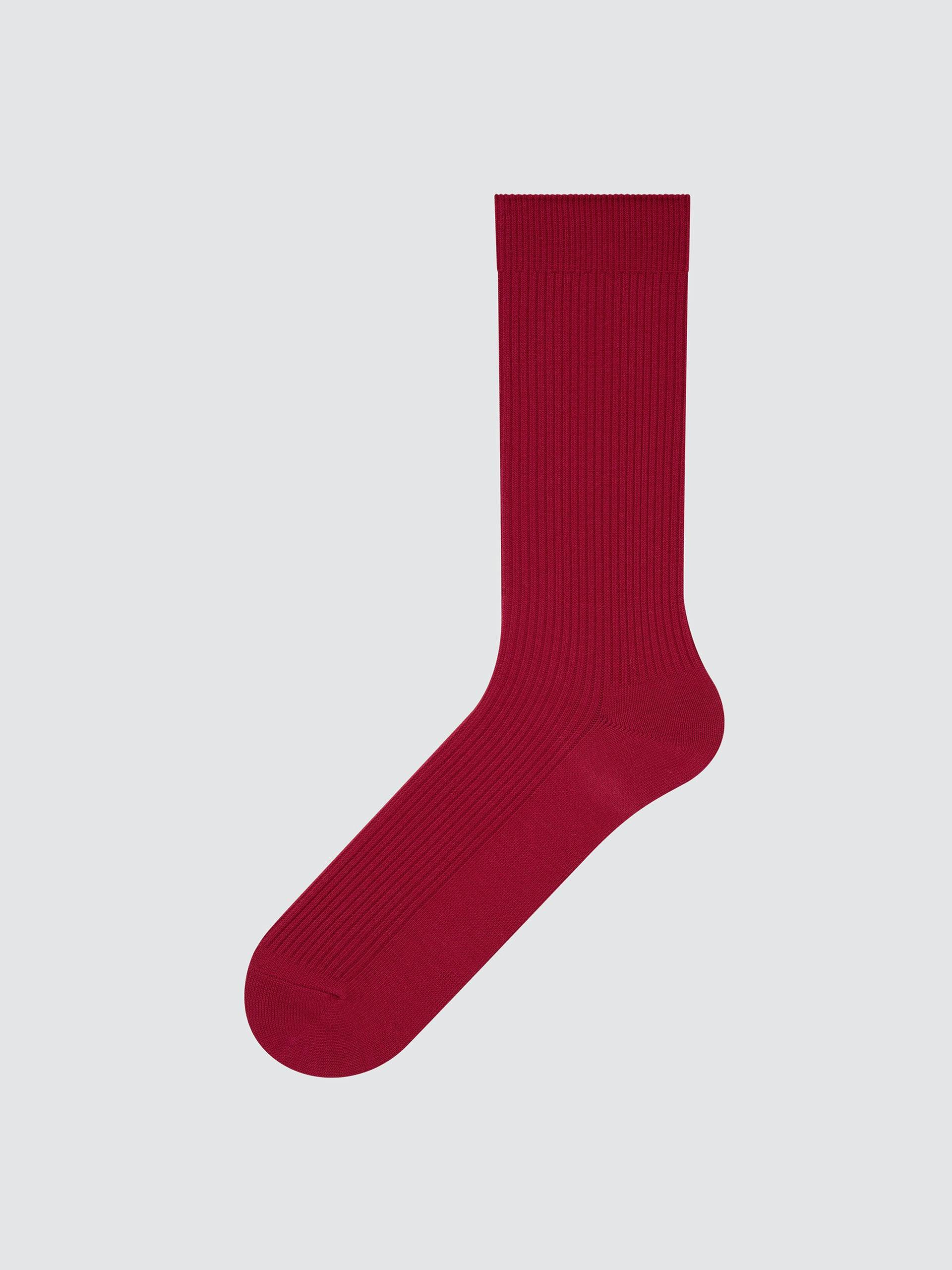 Colour socks in red