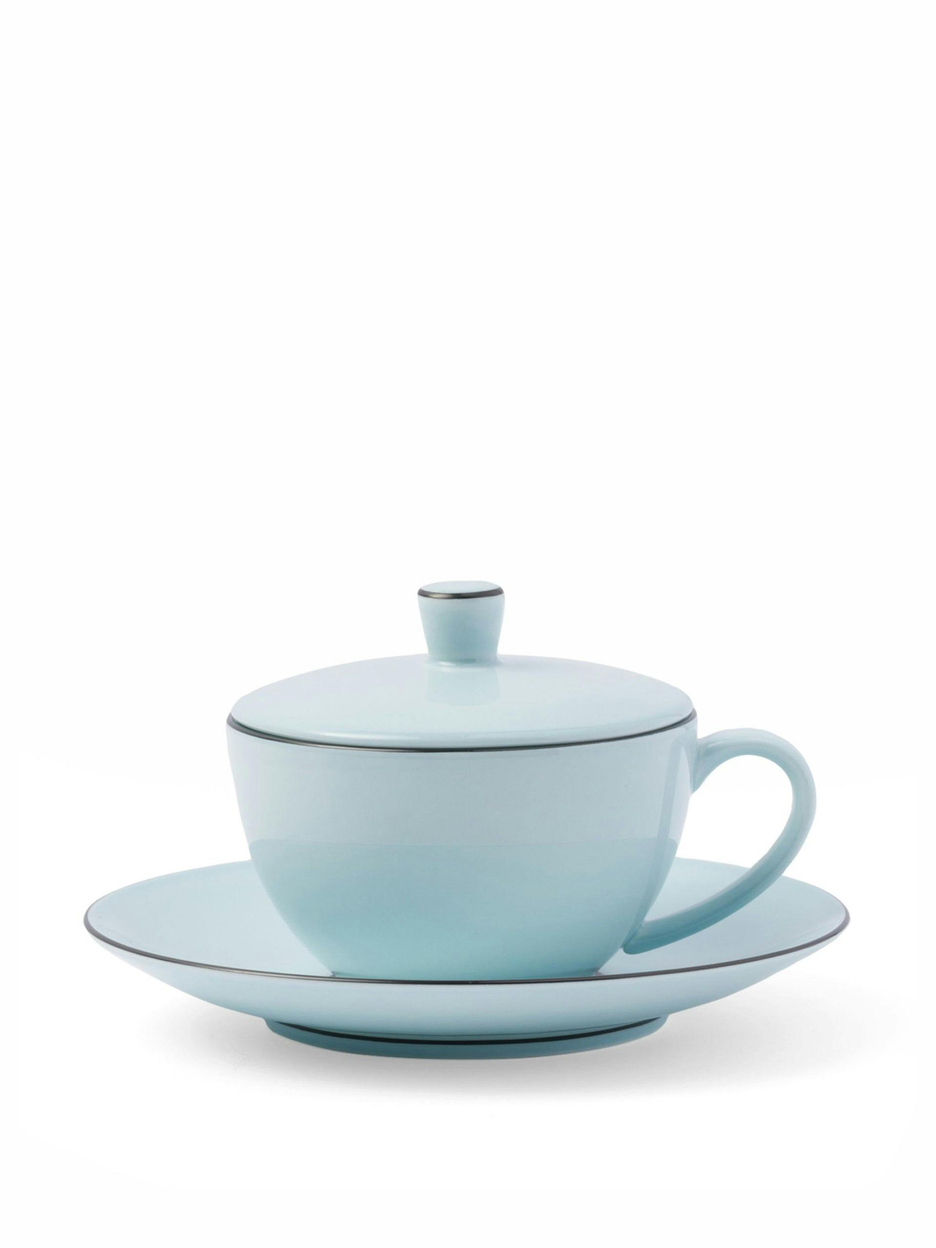 Porcelain tea cup and saucer set