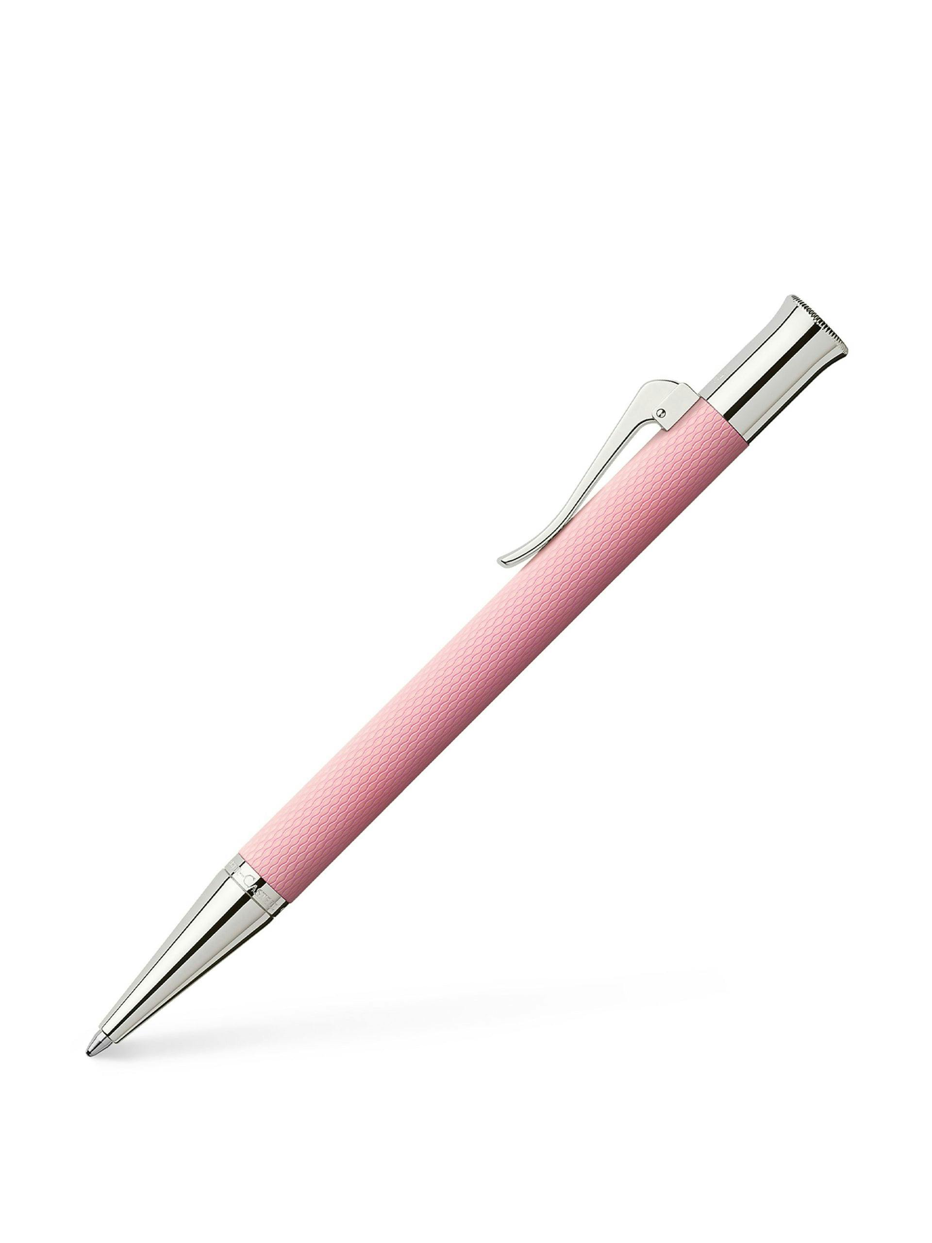 Pink Guilloche ballpoint pen