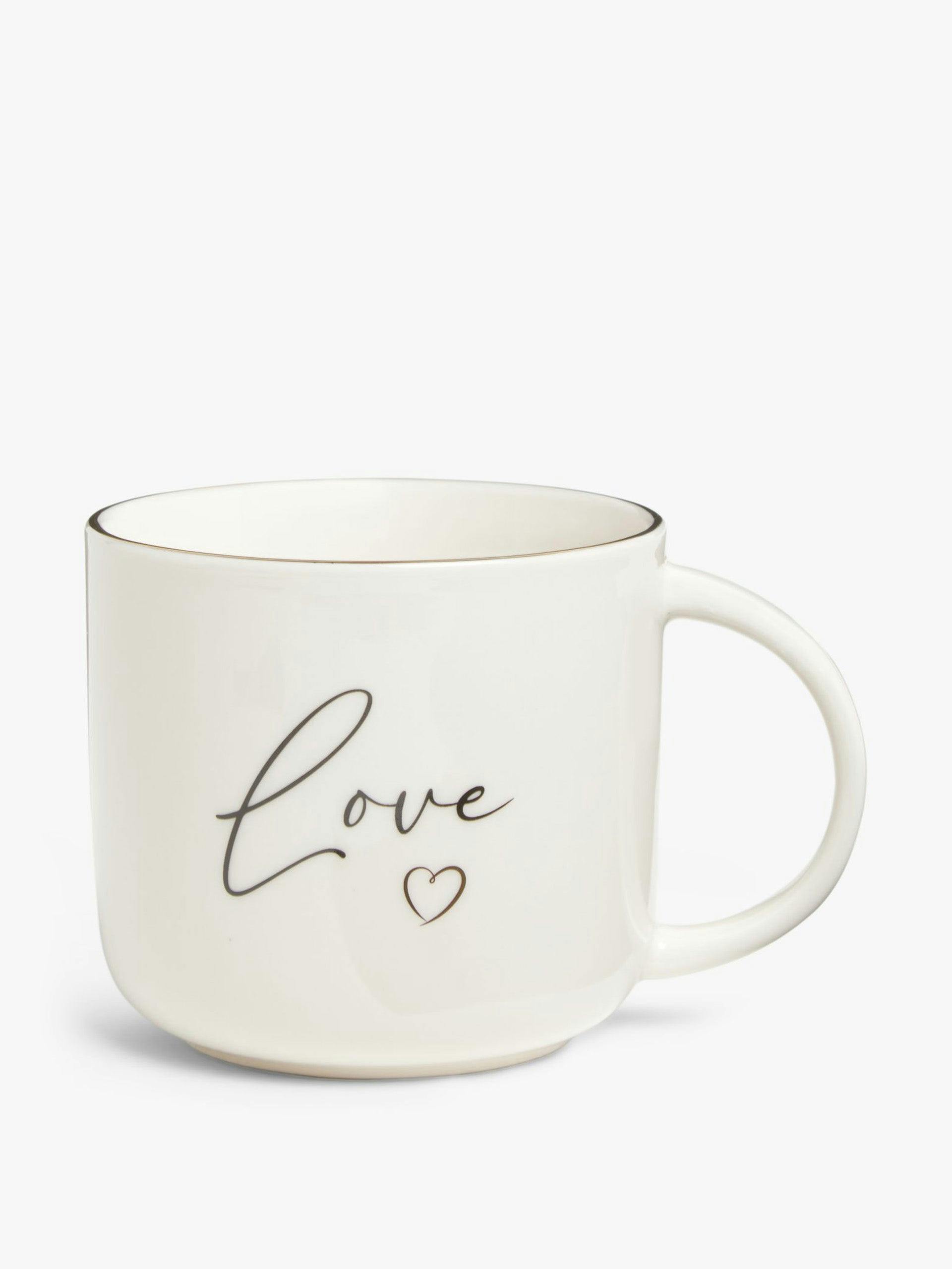 ‘Love’ fine china mug