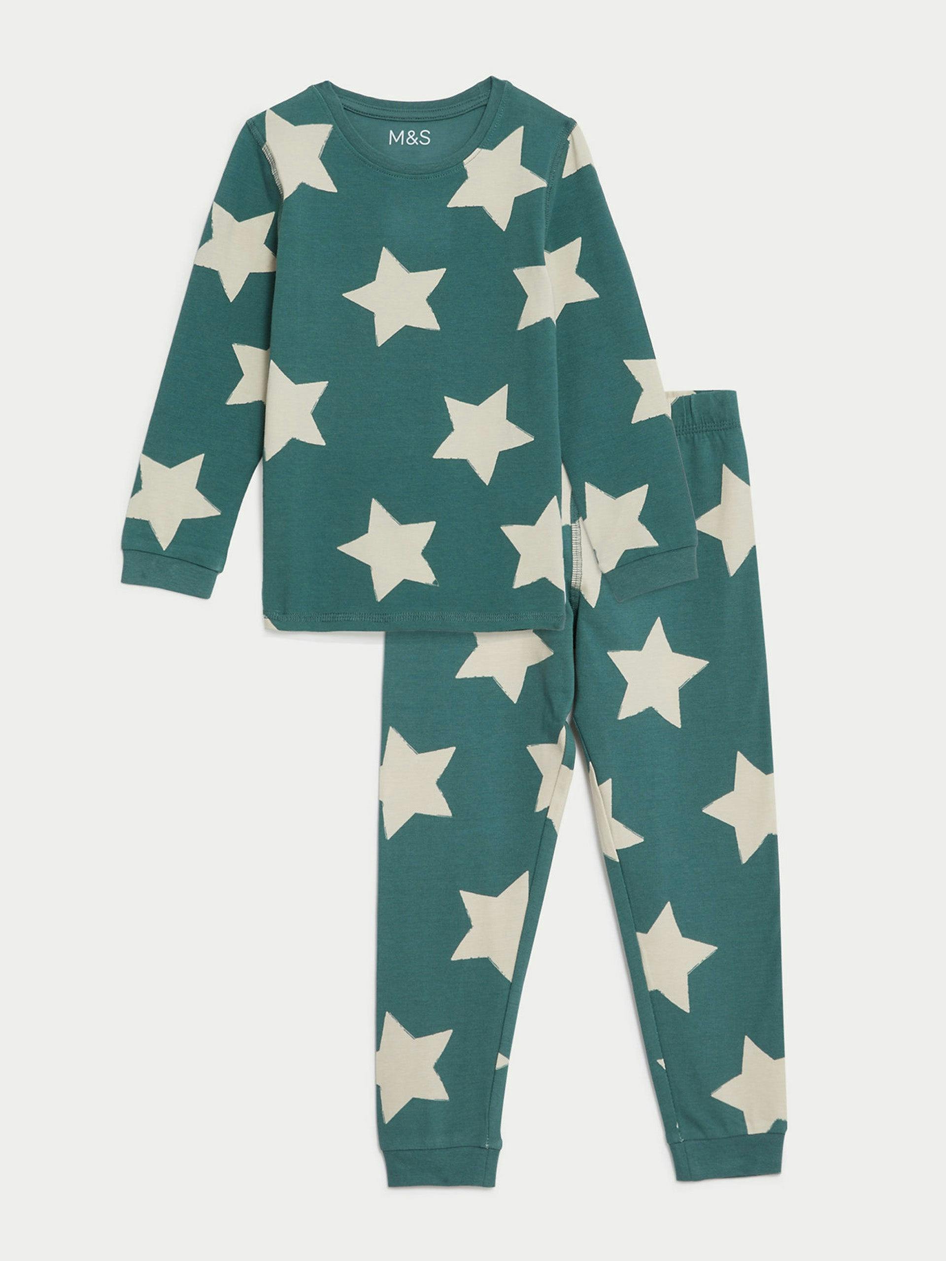Cotton rich star pyjamas (1-8 yrs)