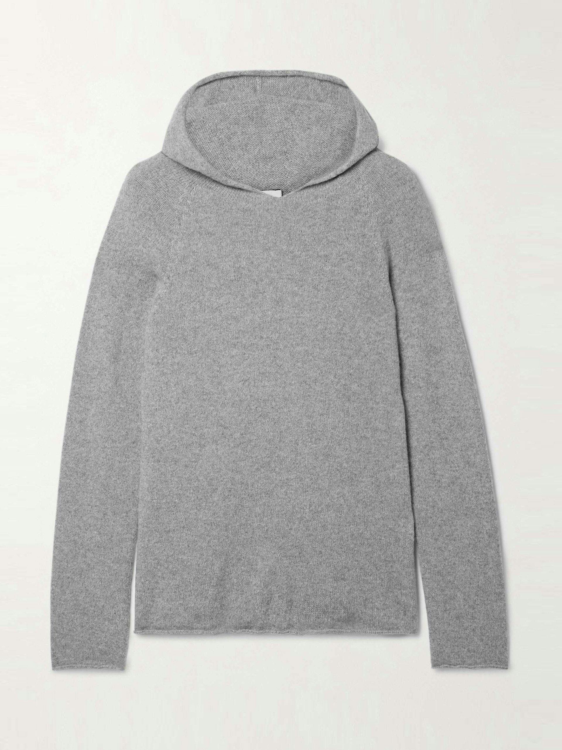 Rim recycled cashmere and wool-blend hoodie