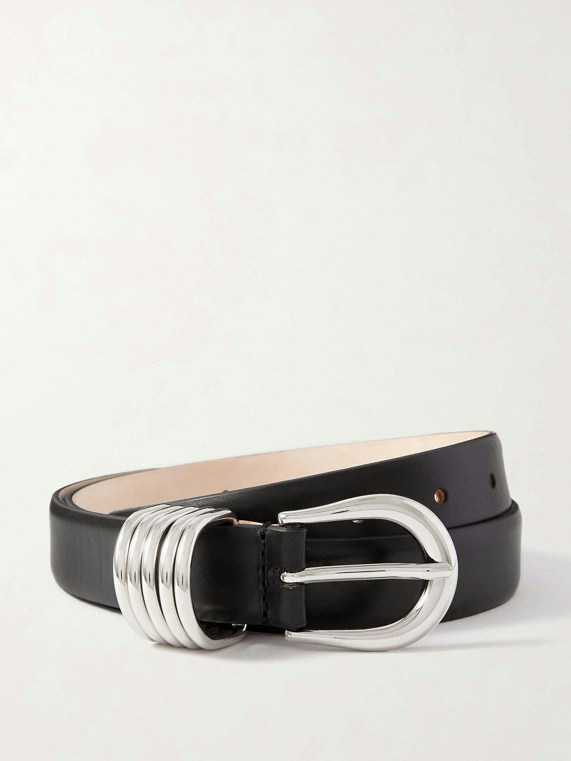 Hollyhock leather belt