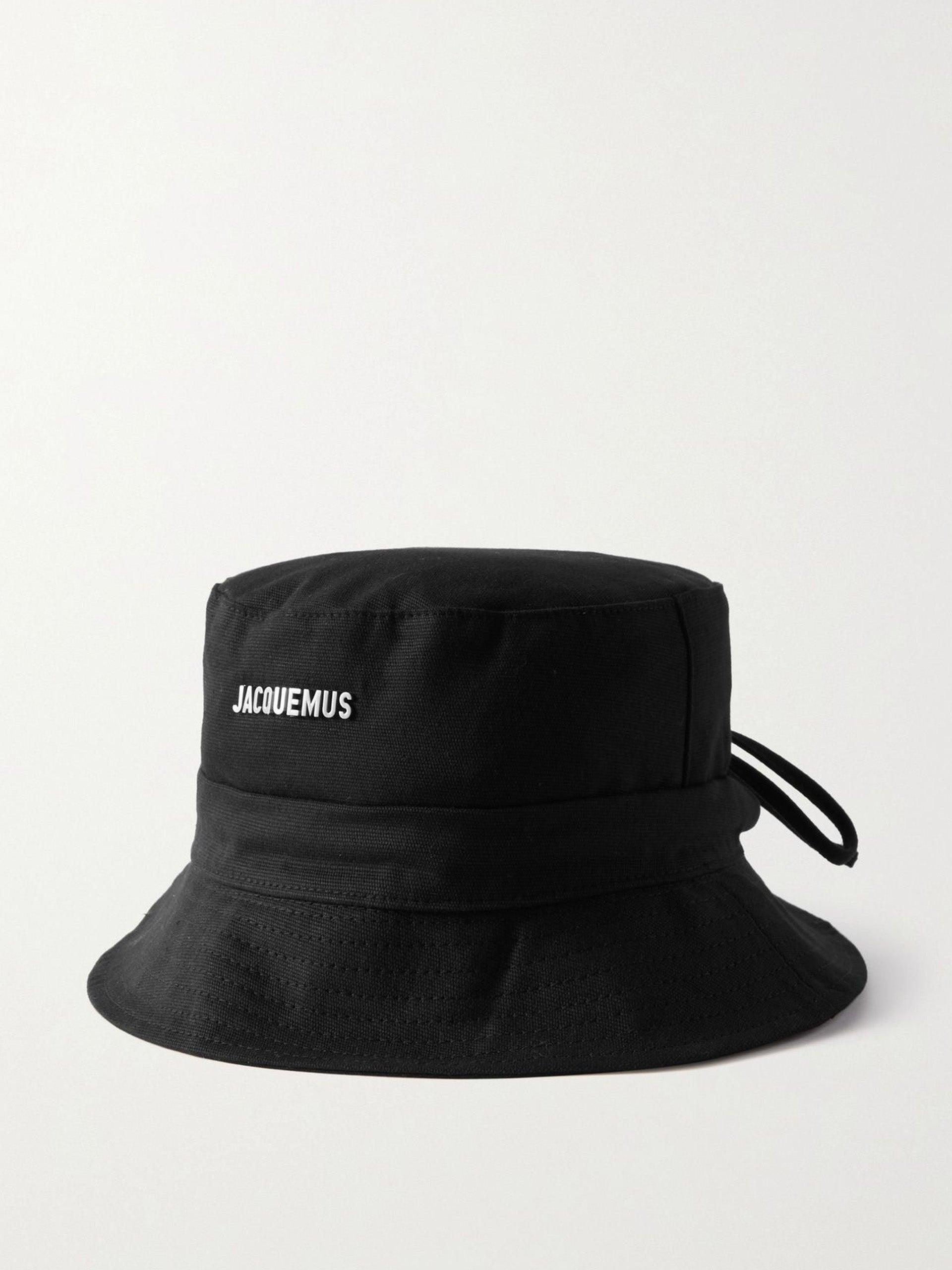 Le Bob embellished cotton-canvas bucket hat