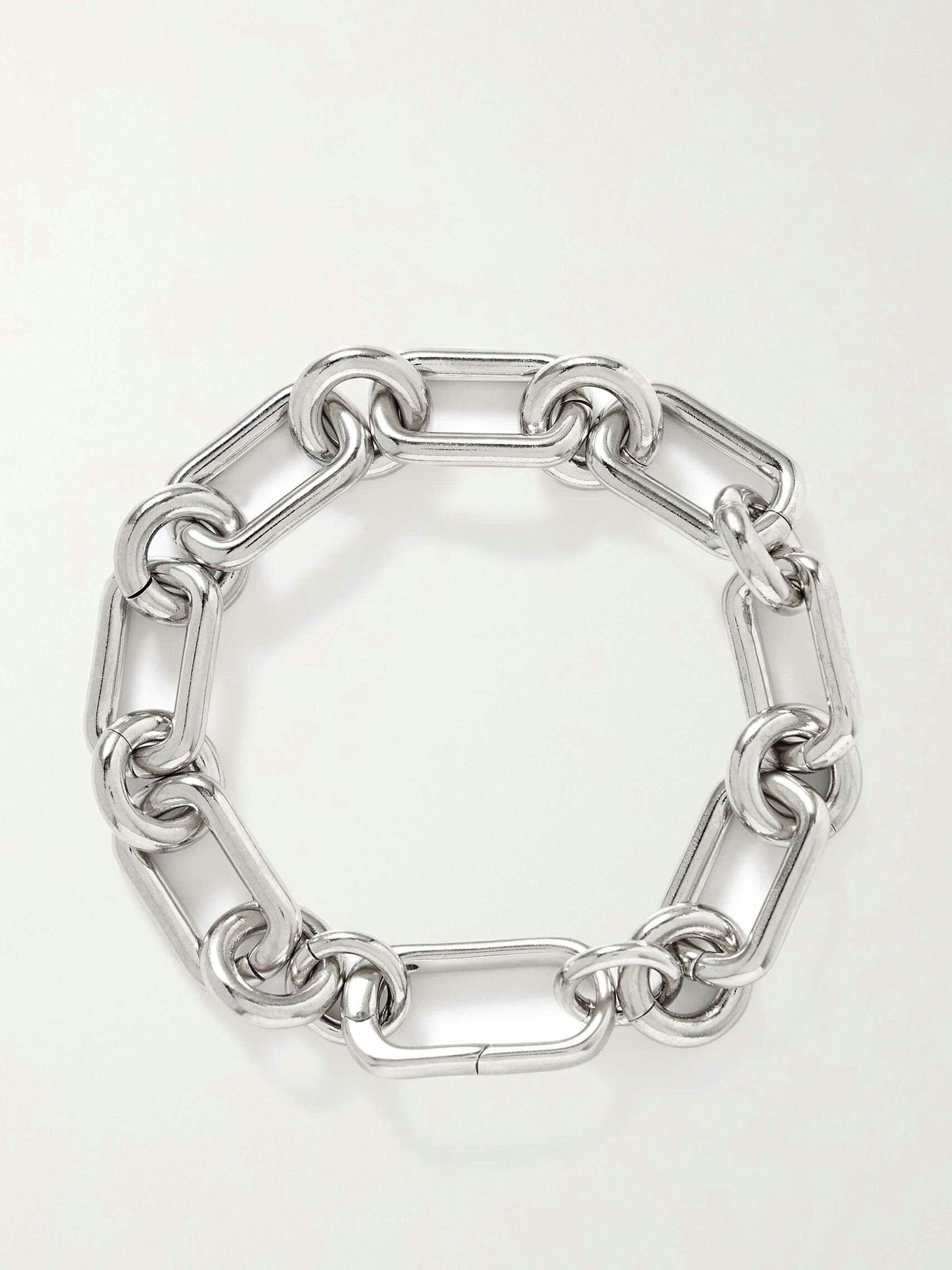 Cresca recycled platinum-plated bracelet