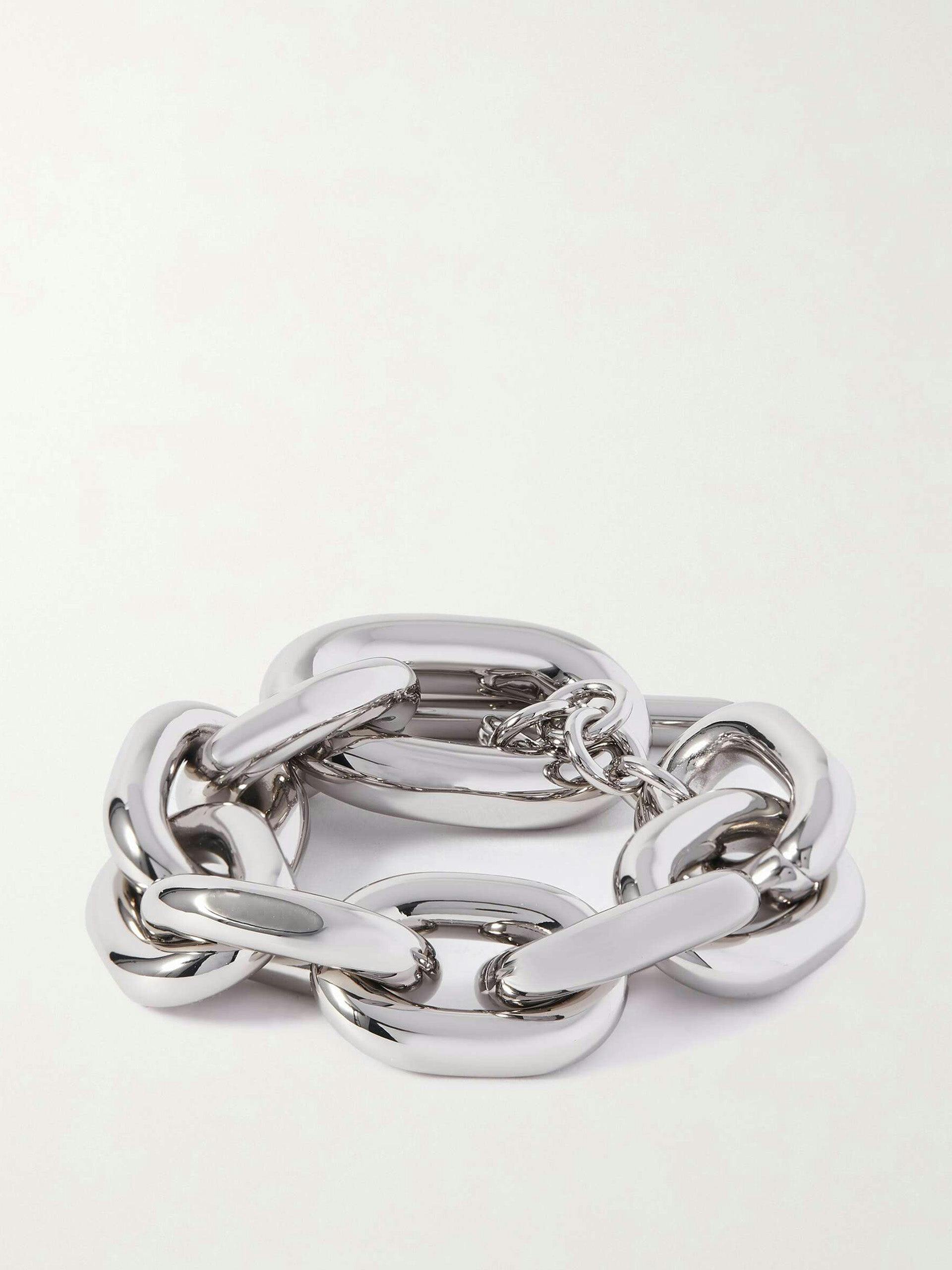 XL silver-tone bracelet