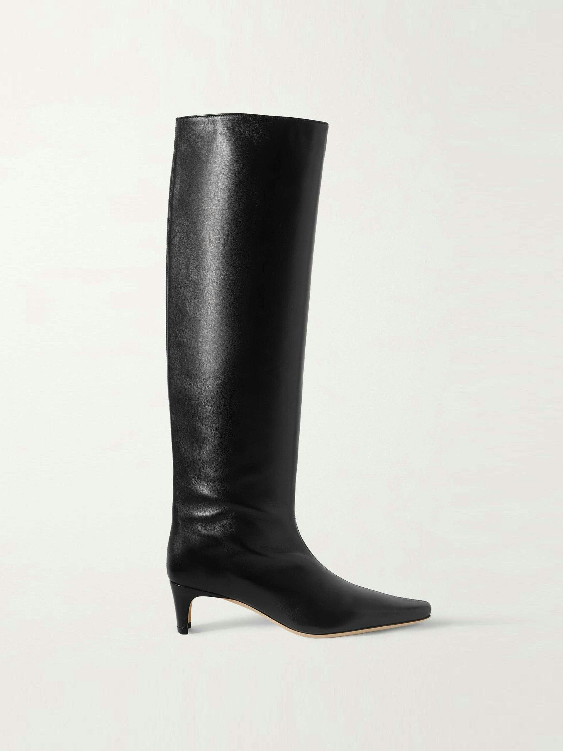 Wally leather knee boots