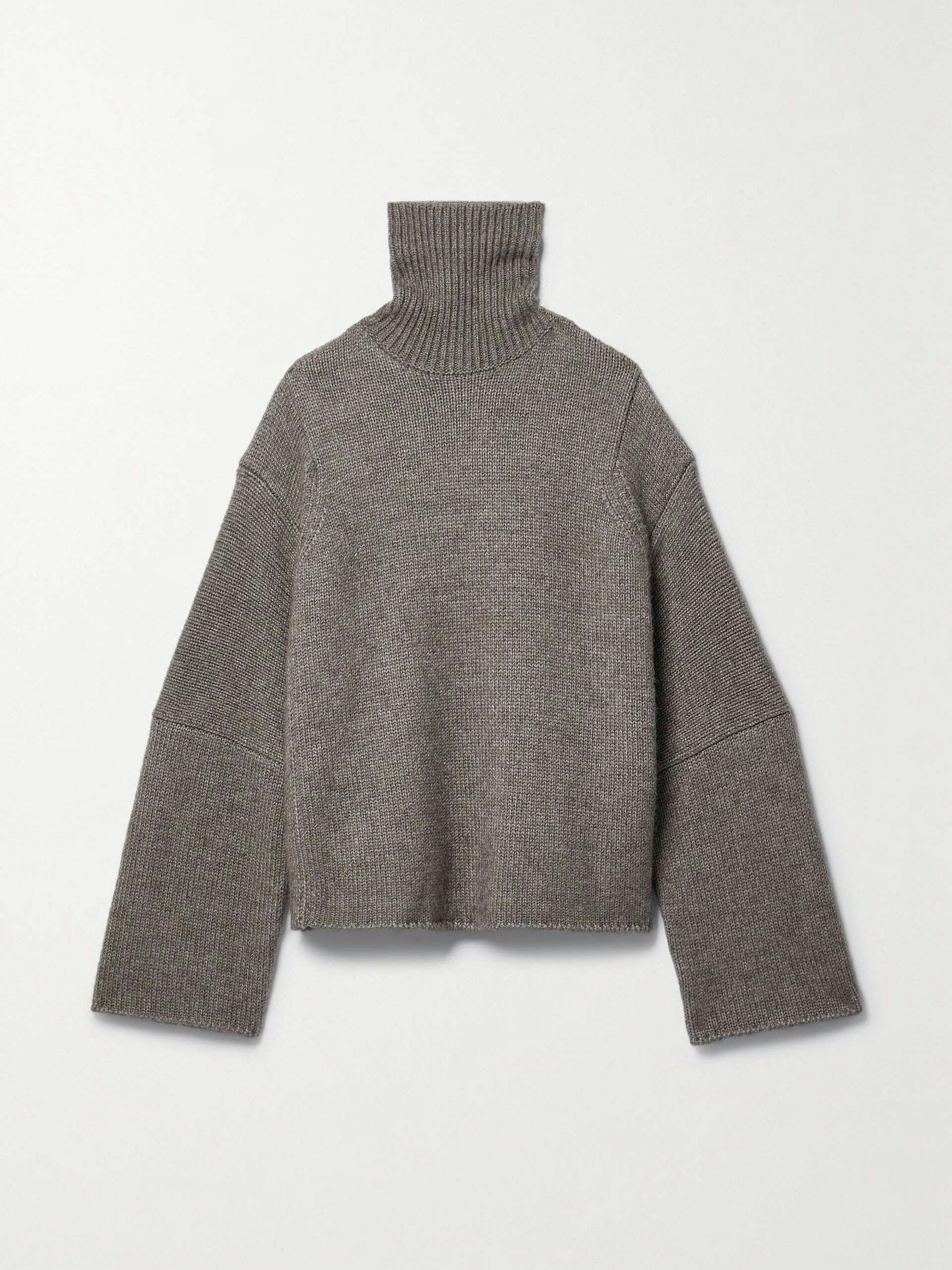 Erci oversized alpaca and silk-blend turtleneck sweater