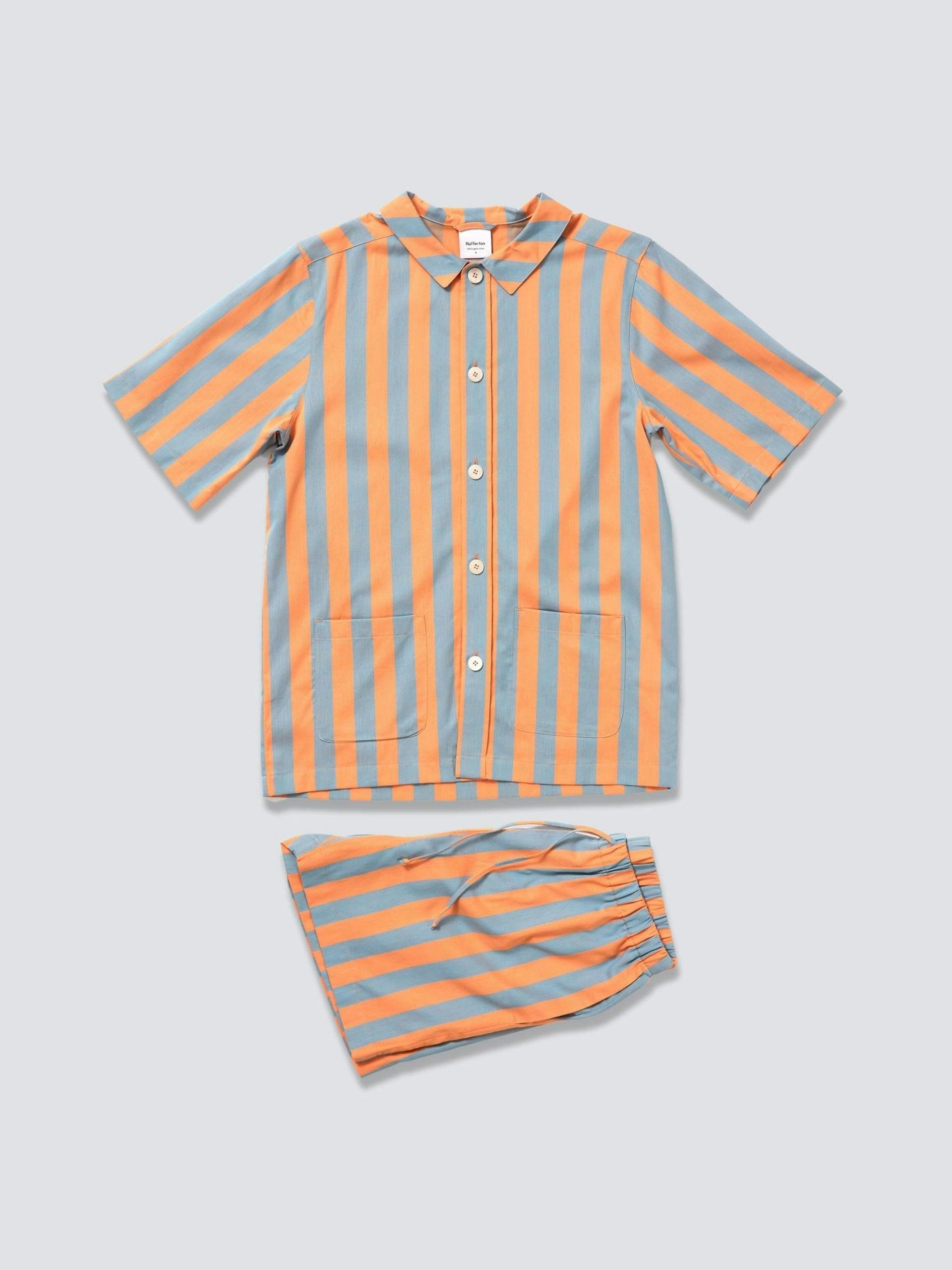 Orange and blue Uno Short pyjama set