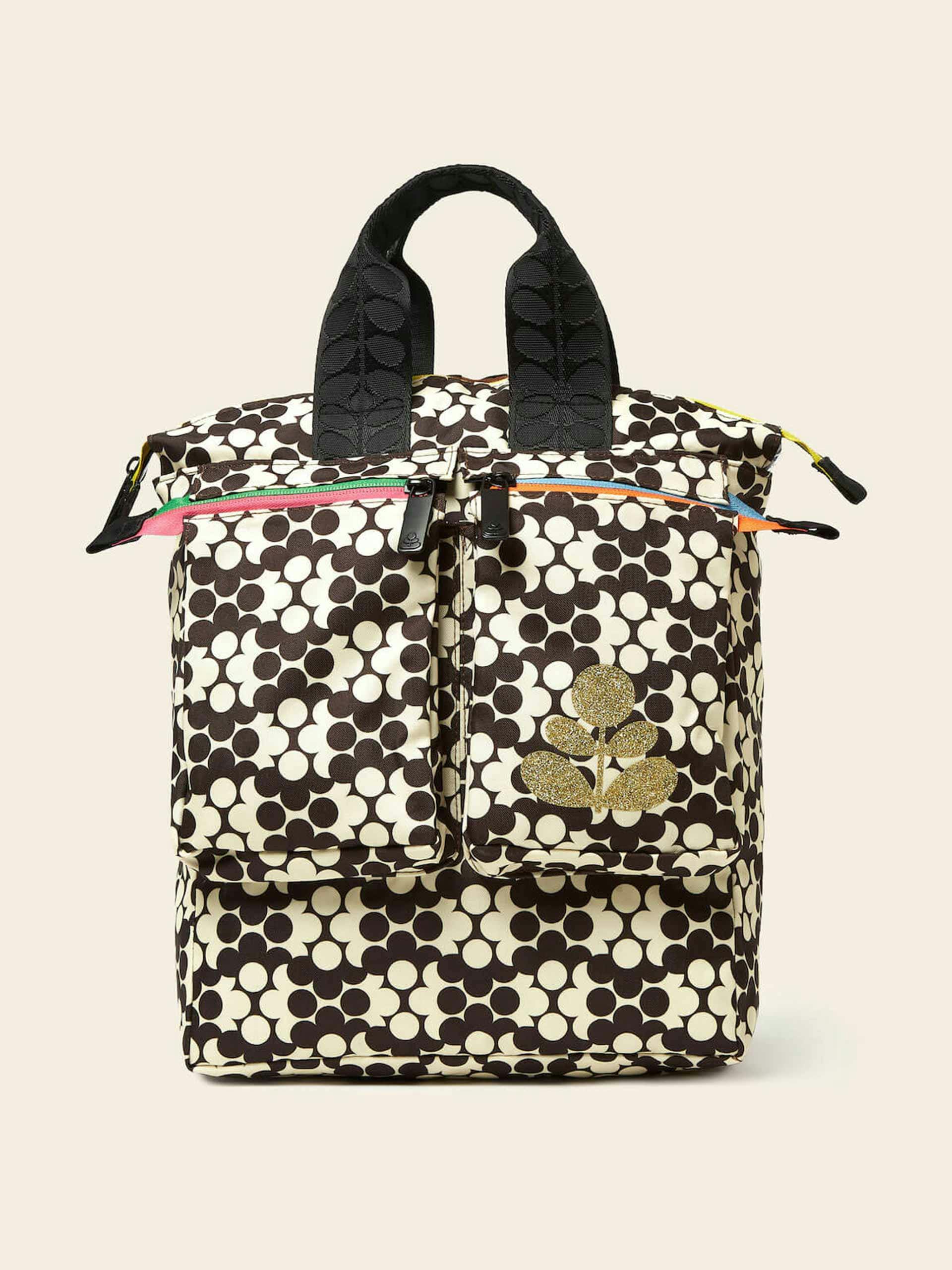 Axis medium backpack in Puzzle Flower Porcini