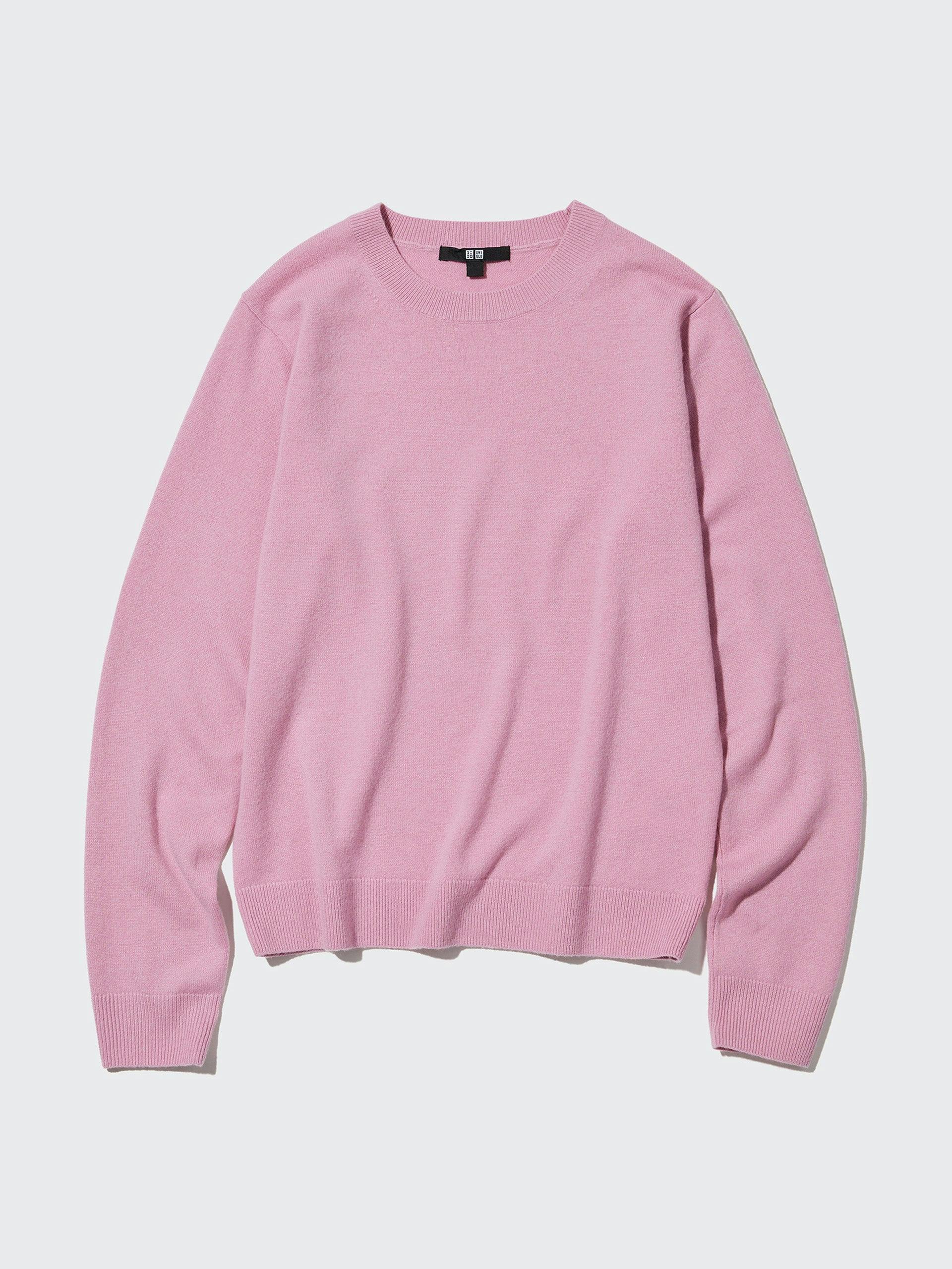 Cashmere jumper in pink
