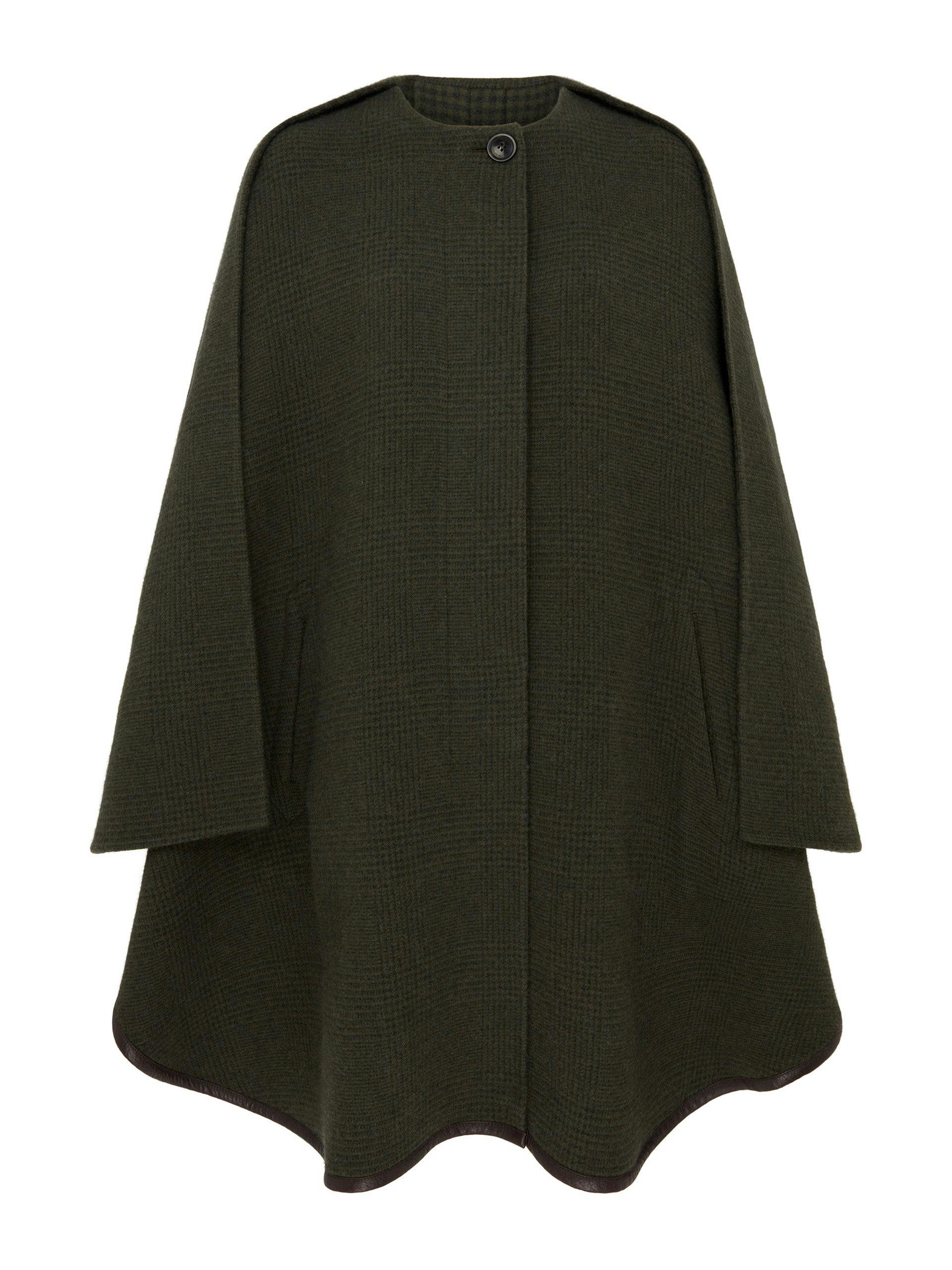Wool cashmere scarf cape