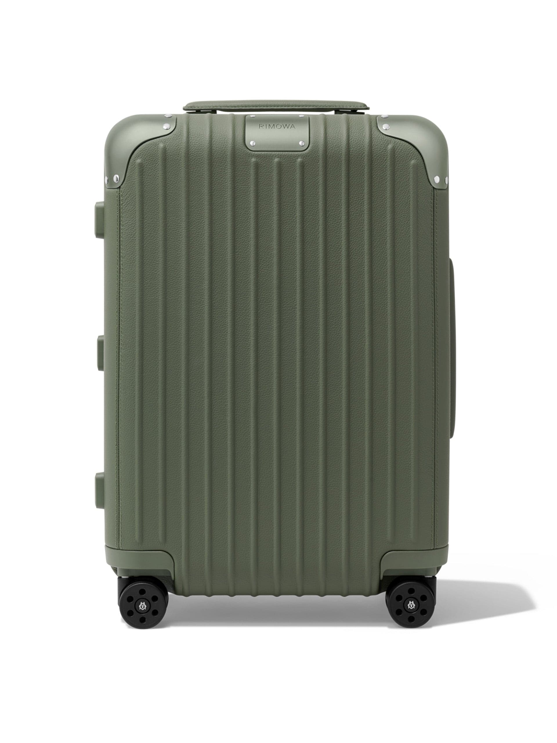 Distinct Cabin leather carry-on suitcase