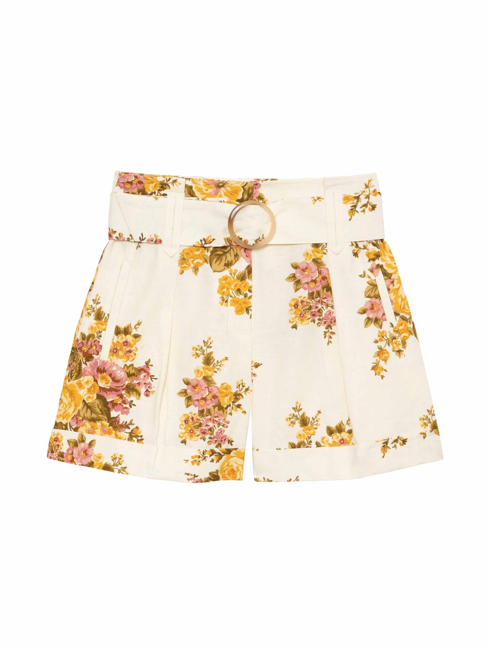 Floral print shorts