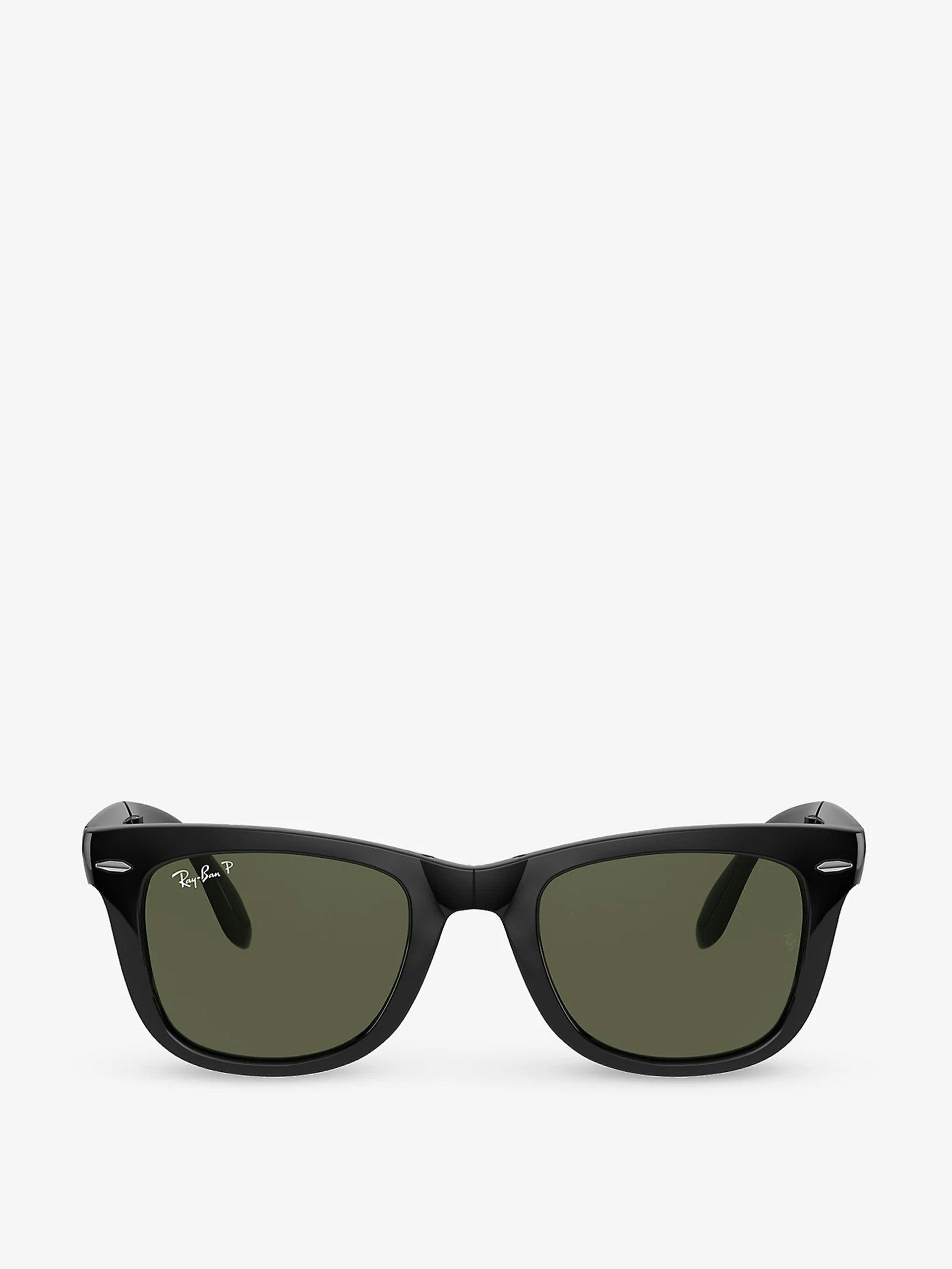Wayfarer black square-frame sunglasses