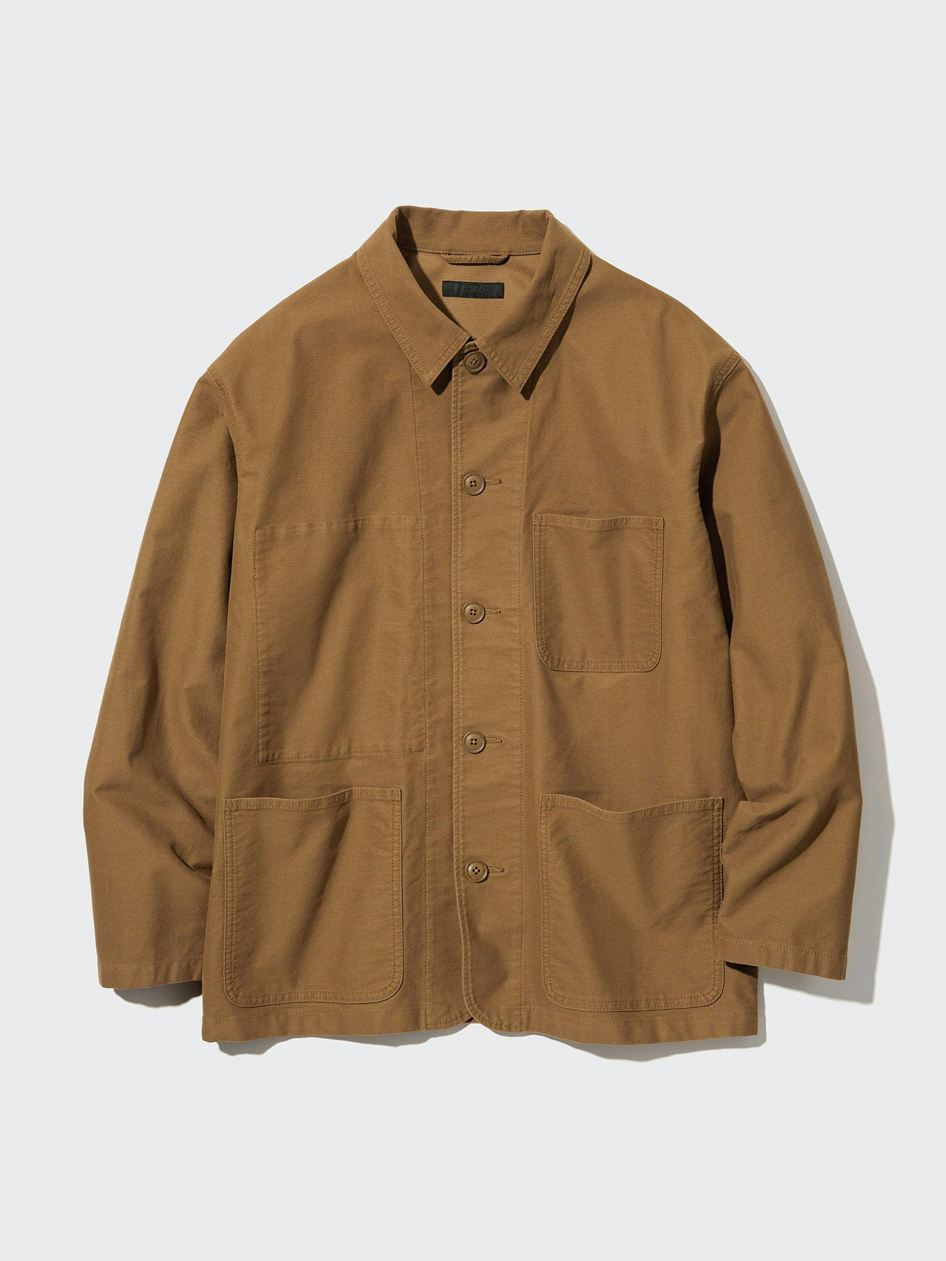 Utility jacket in brown
