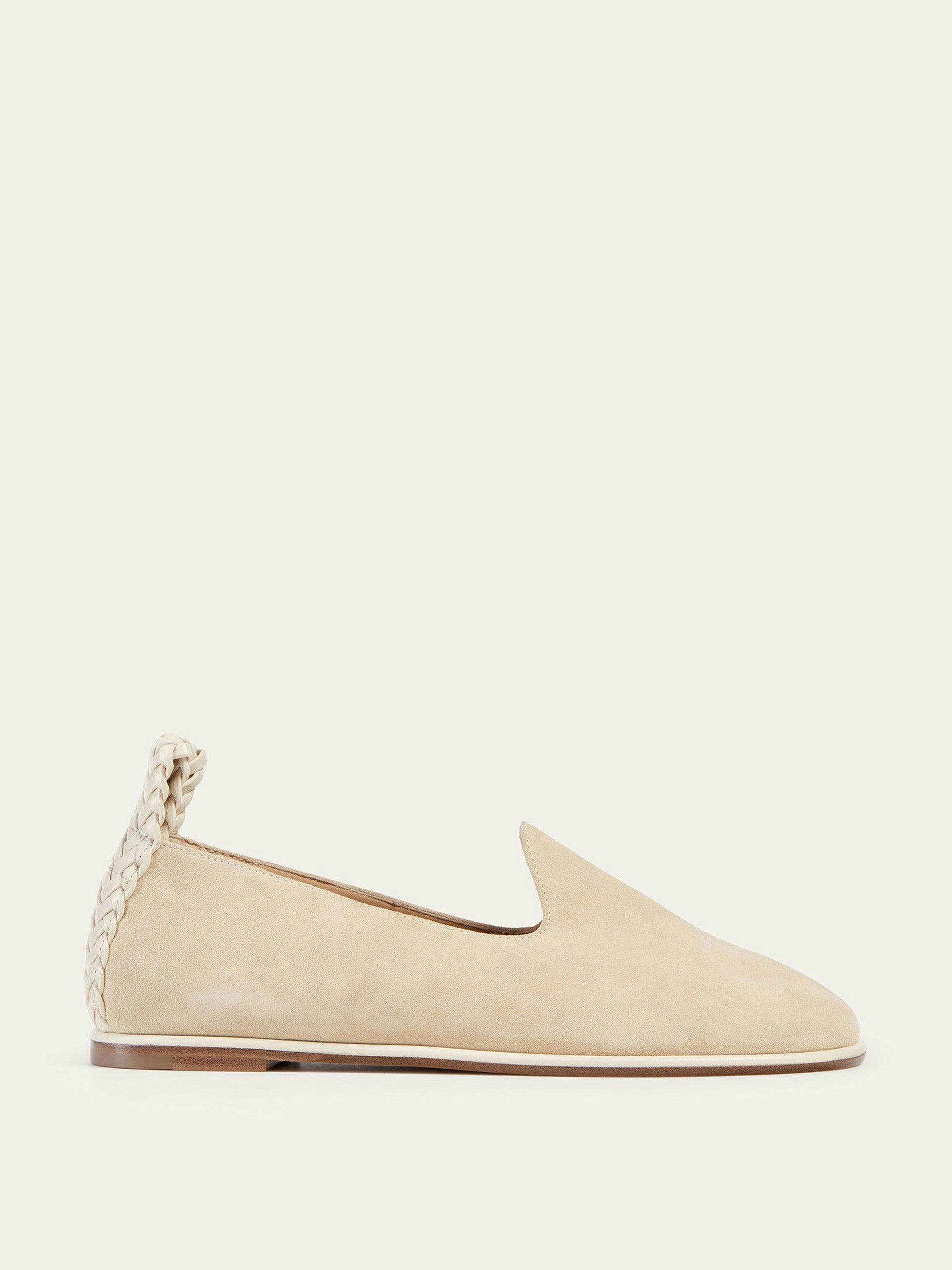 Nappa leather Mika loafers in Sand