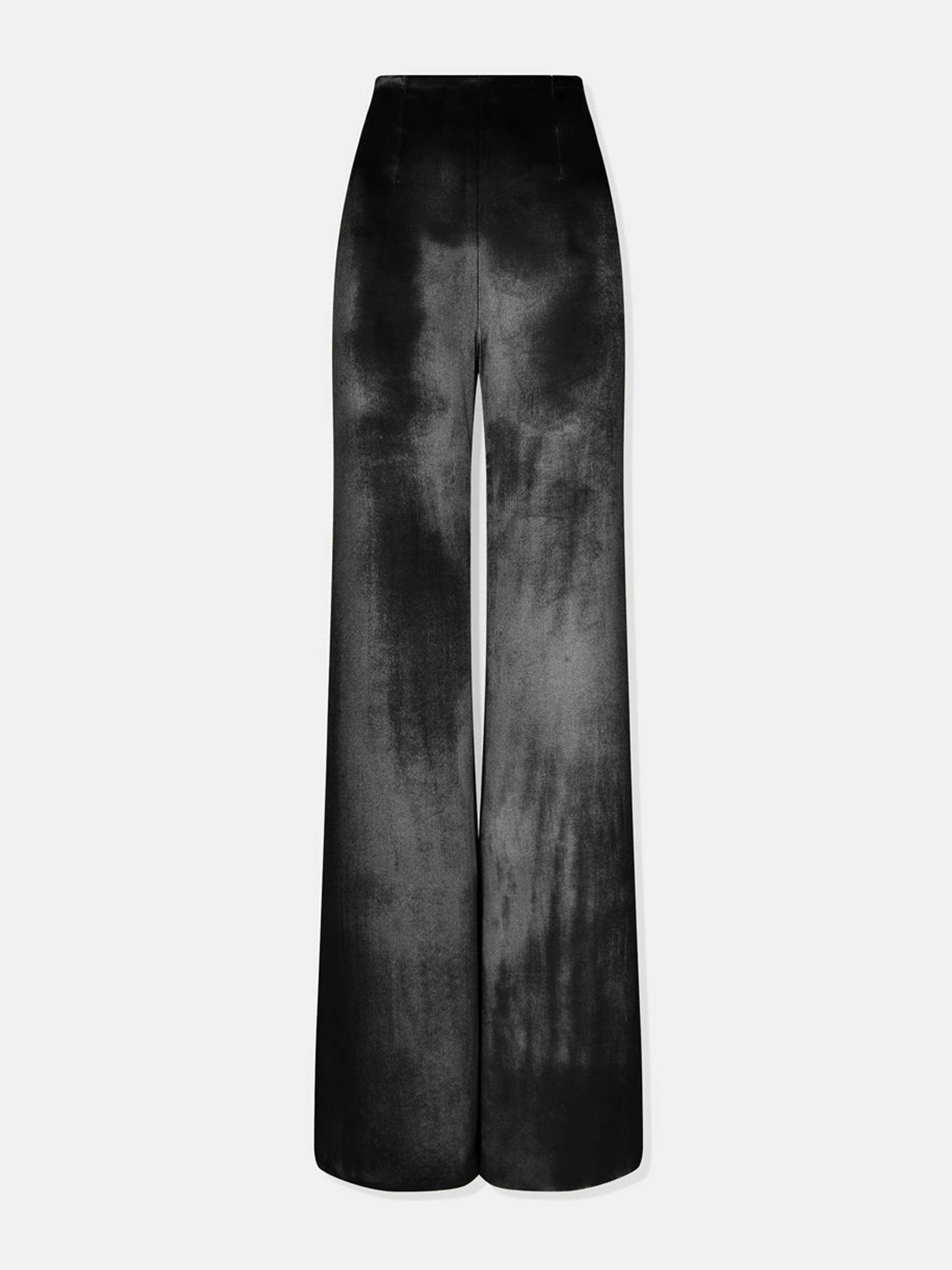 Velvet black trousers