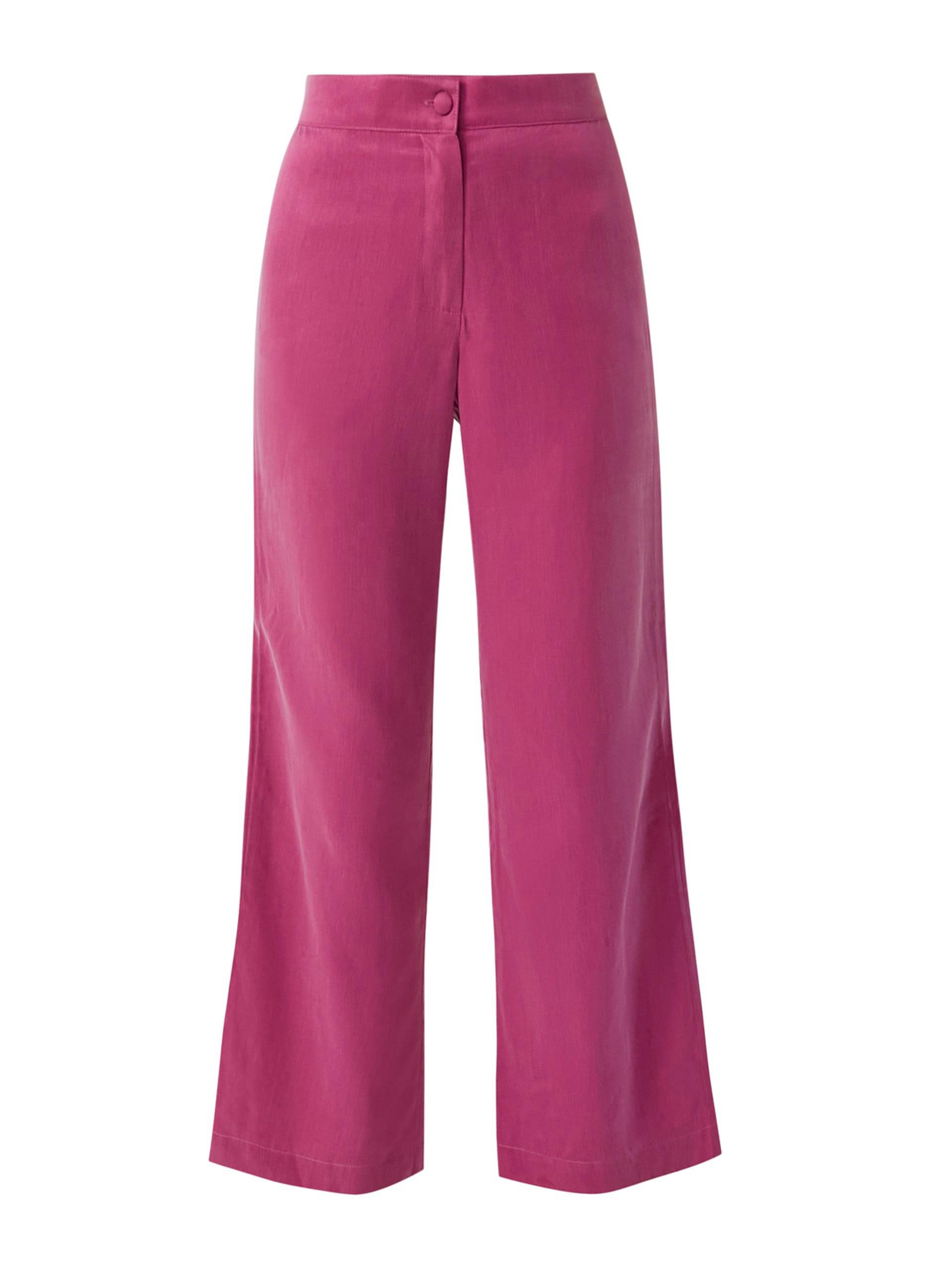 Dalia pink silky trousers