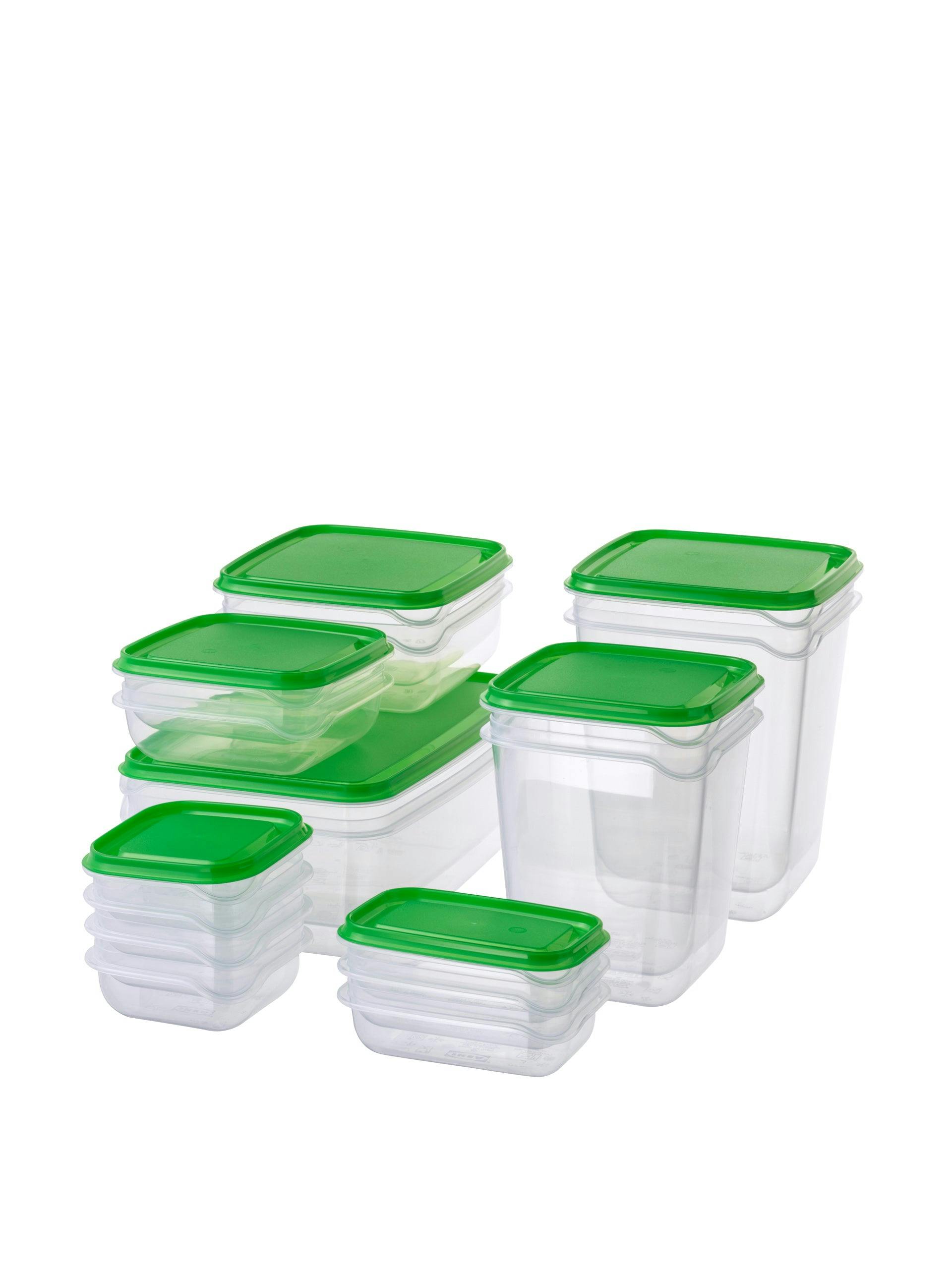 Food containers (set of 17)