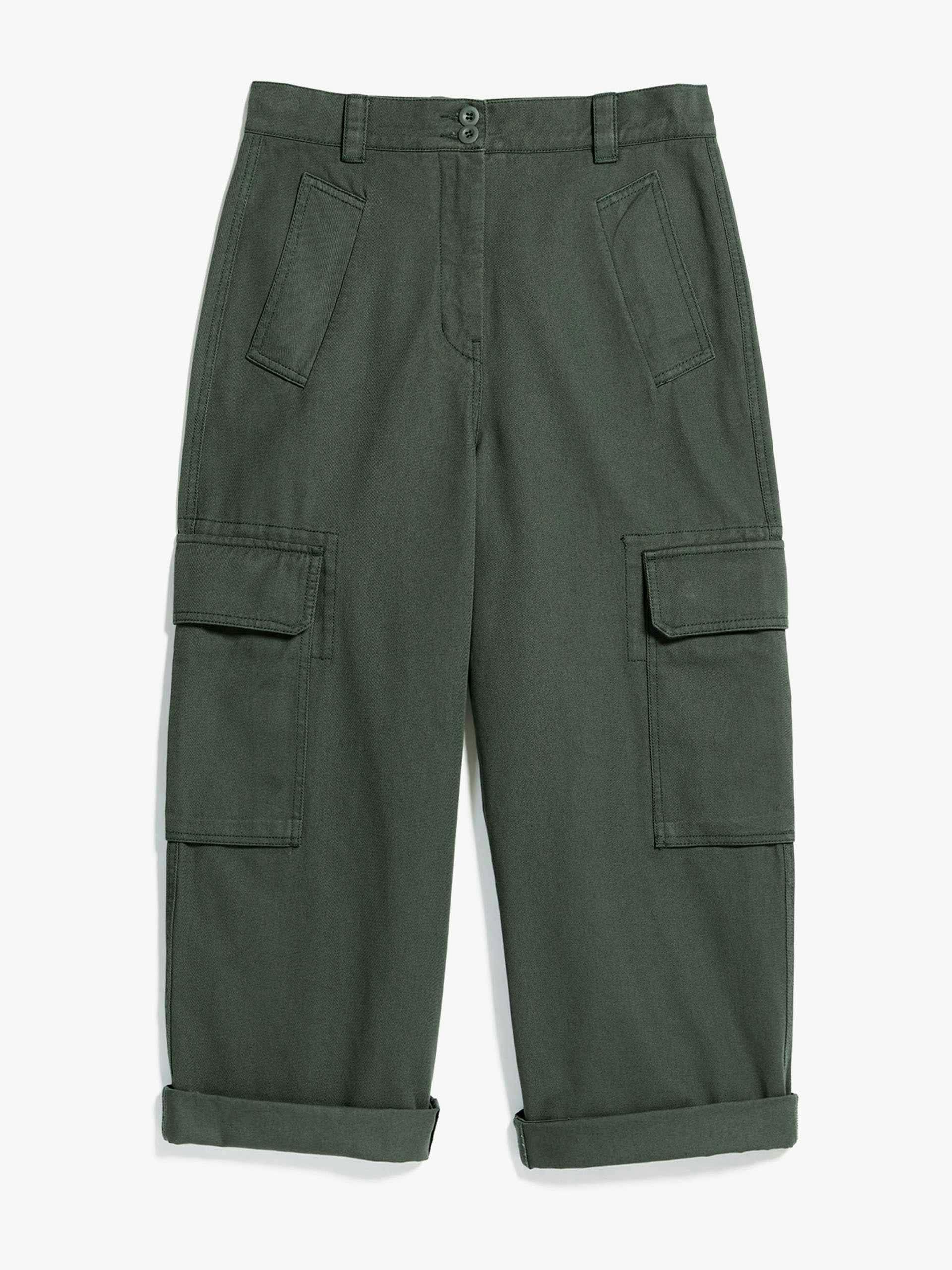 Relaxed cotton trousers