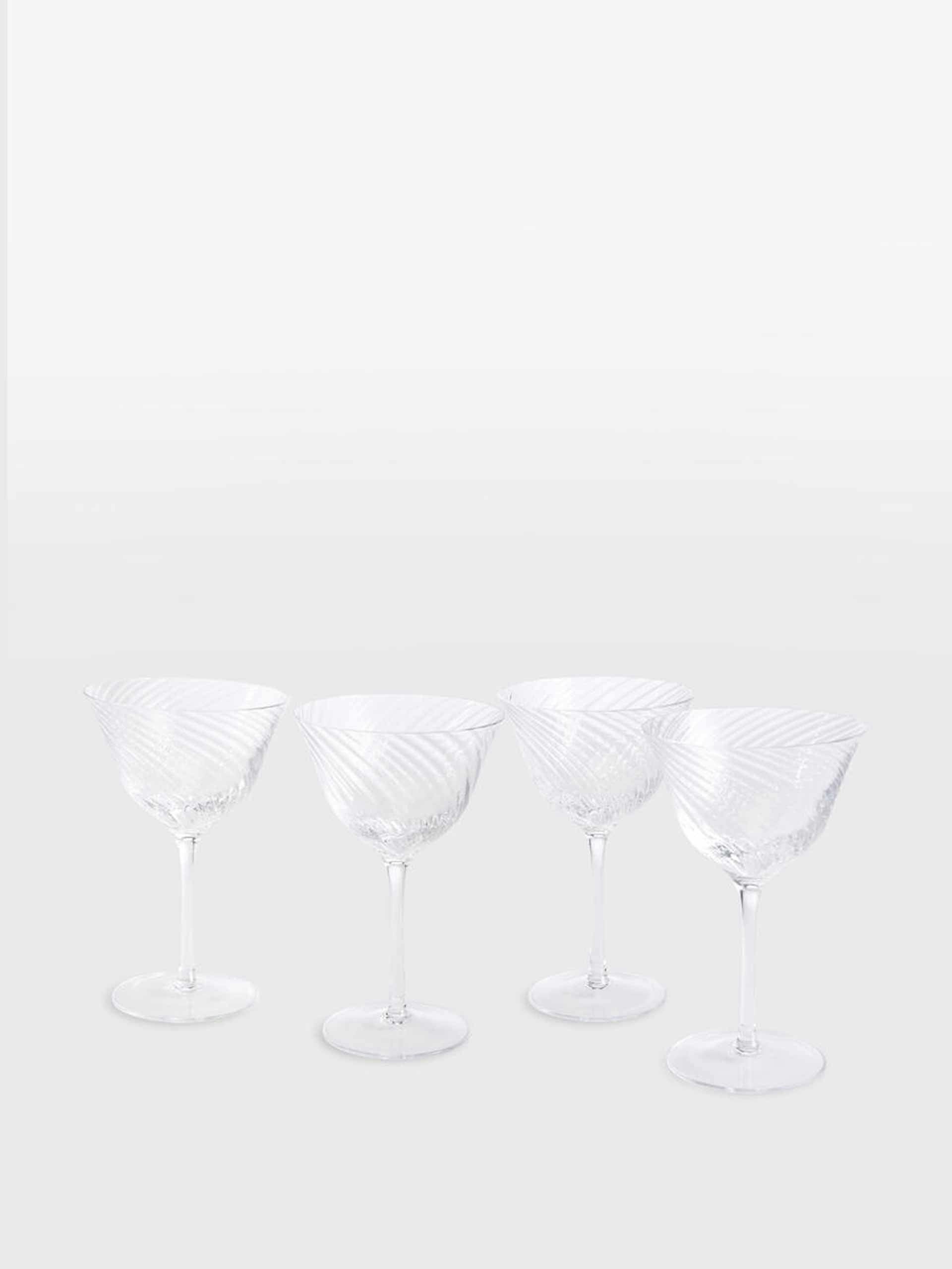 Coupe glass set of 4