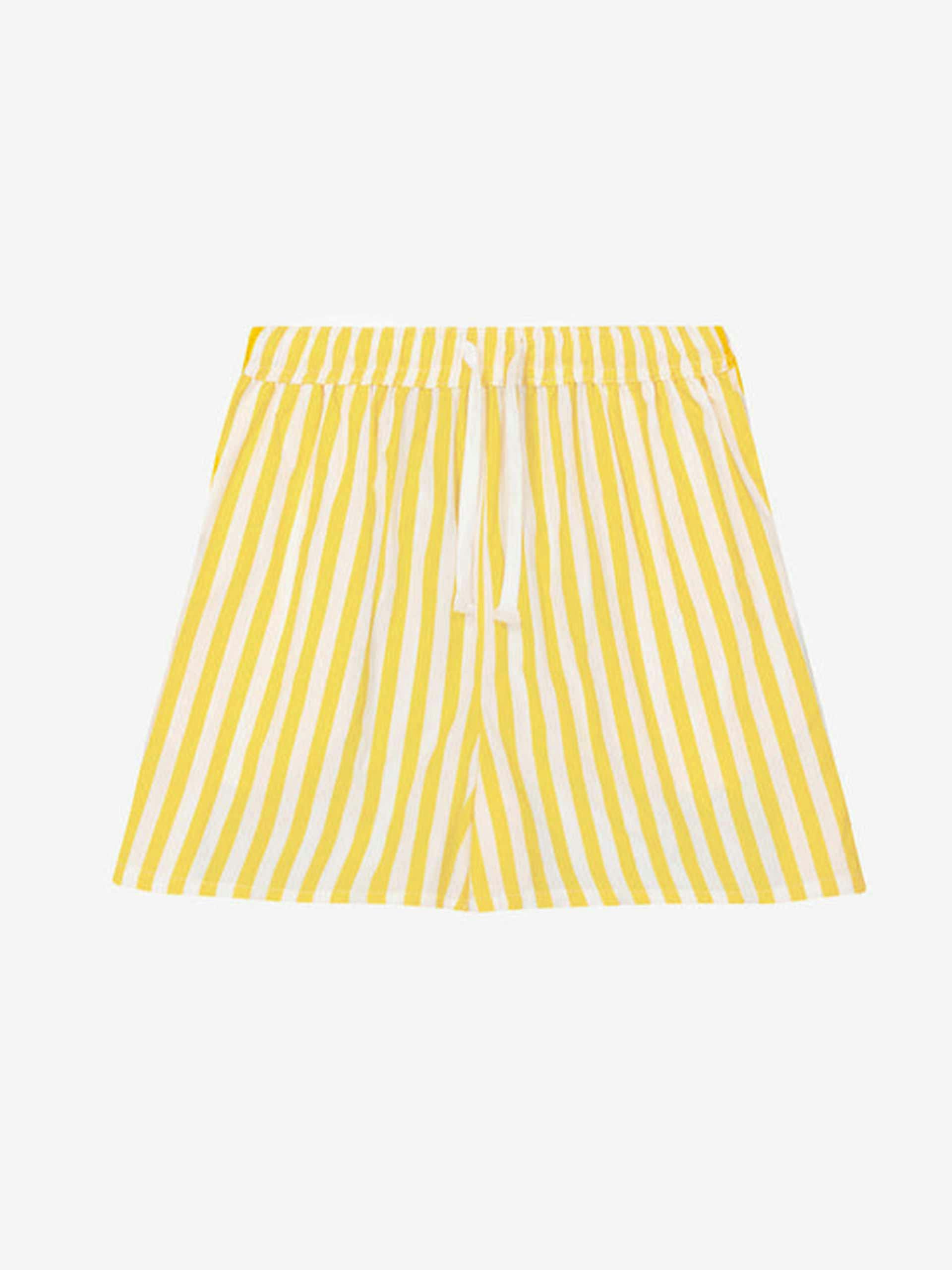 Yellow striped shorts