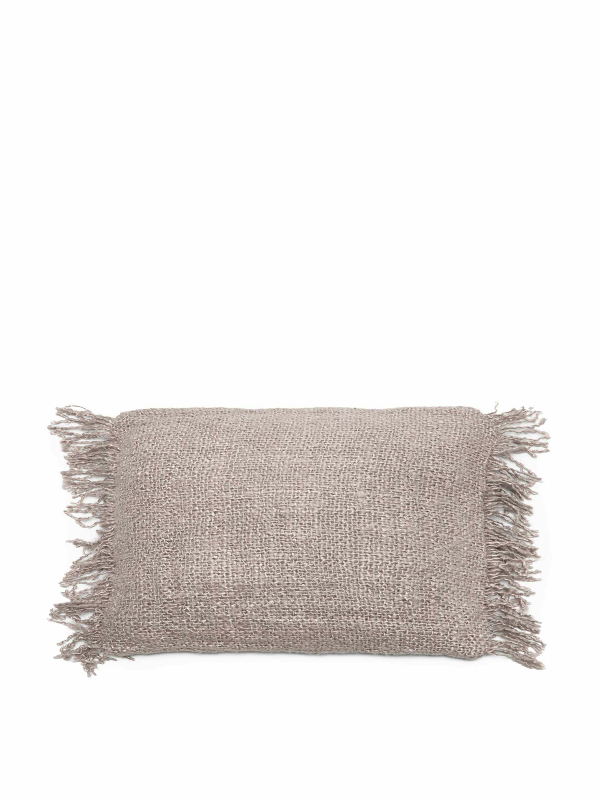 Pearl grey cushion cover
