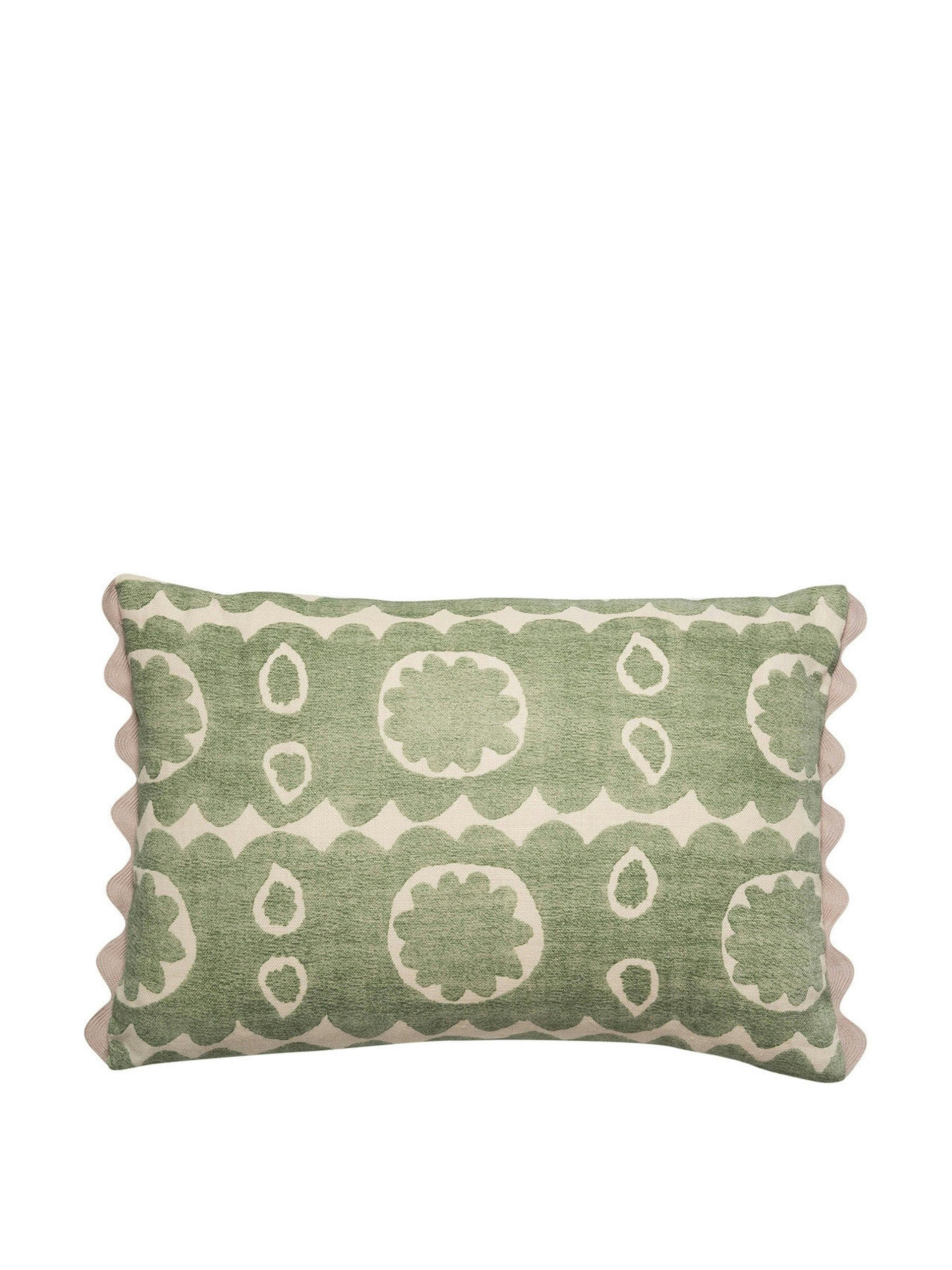 Green Osborne oblong cushion