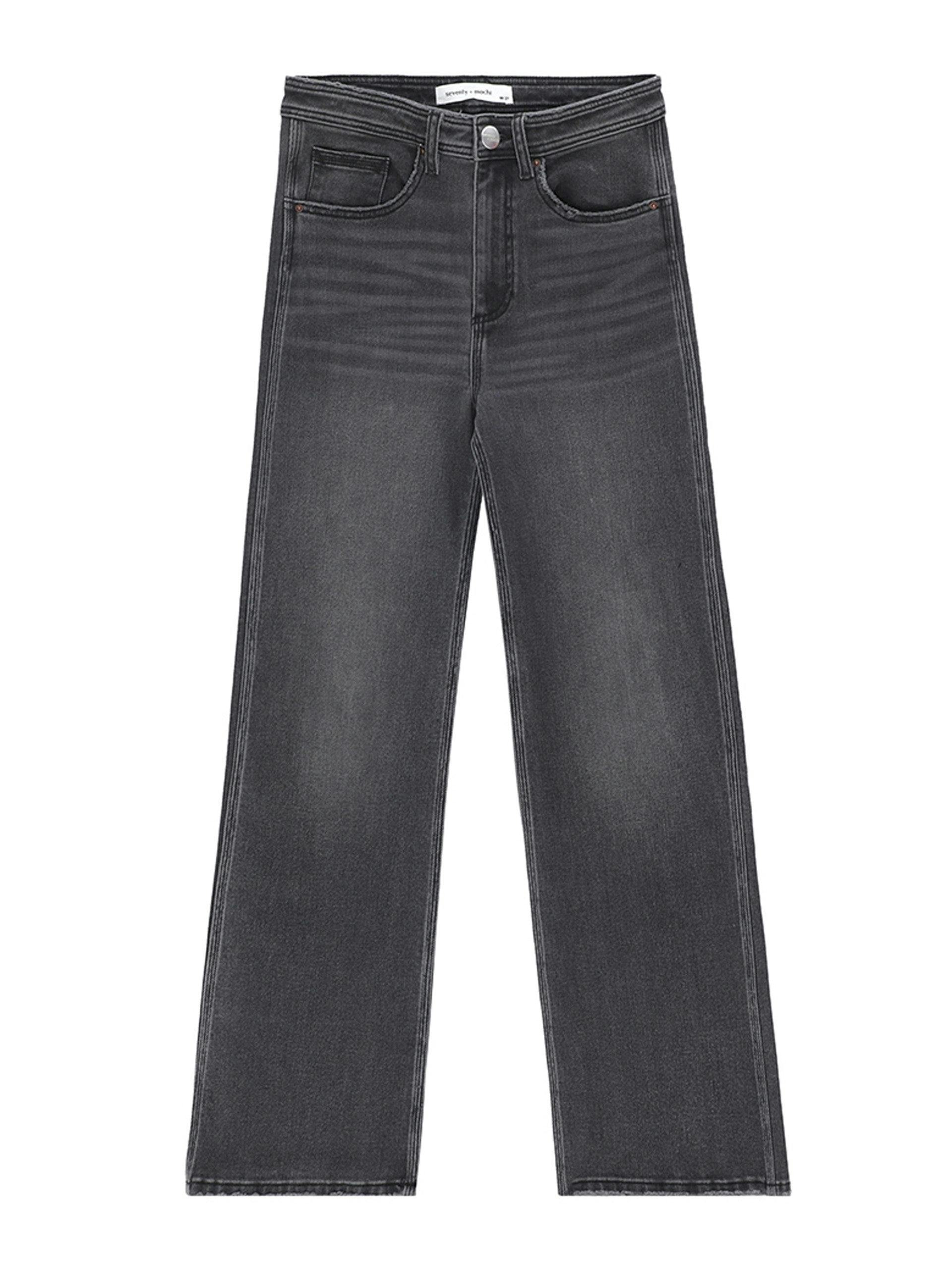 Washed charcoal Mabel jean
