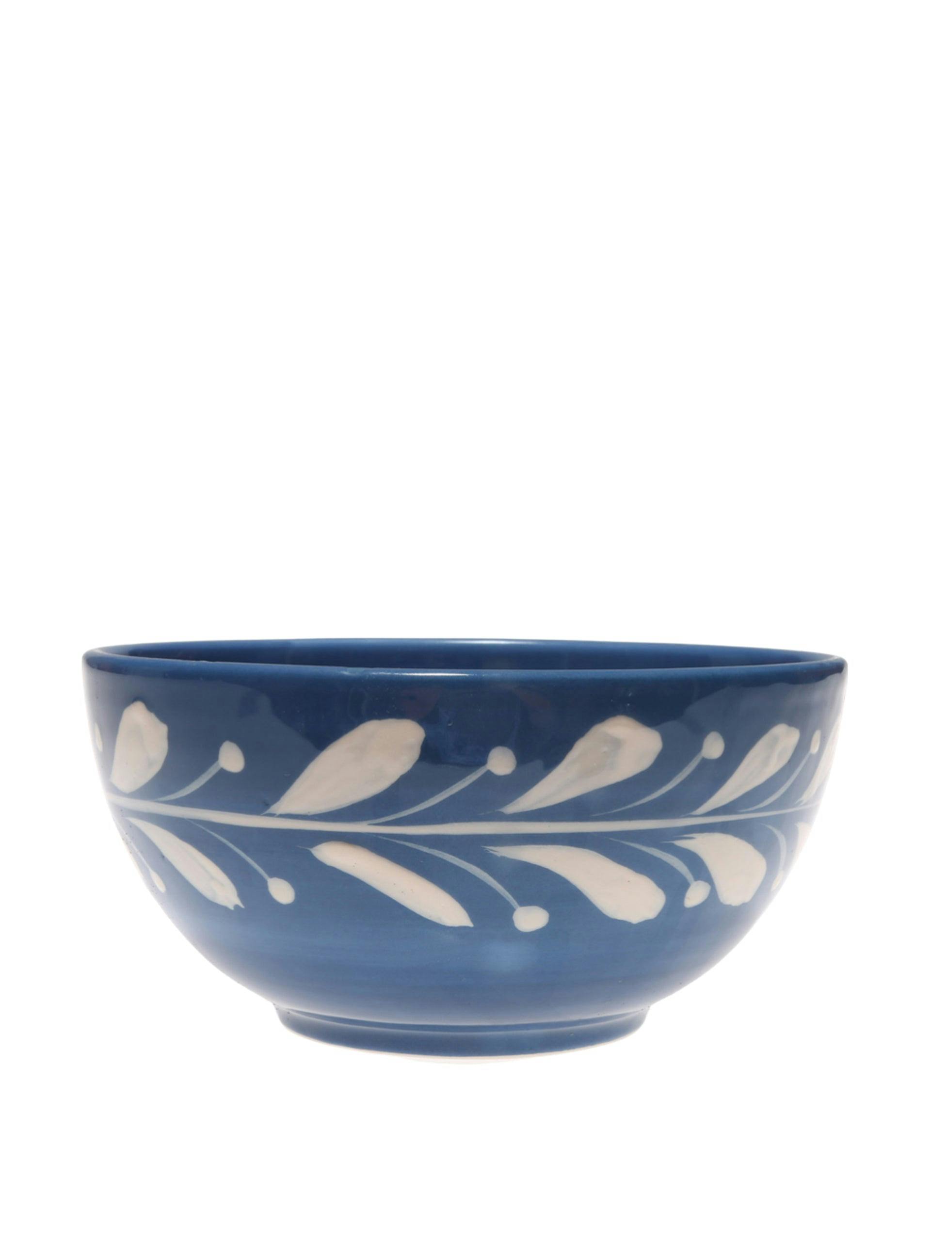 Anna reverse blue cereal bowl