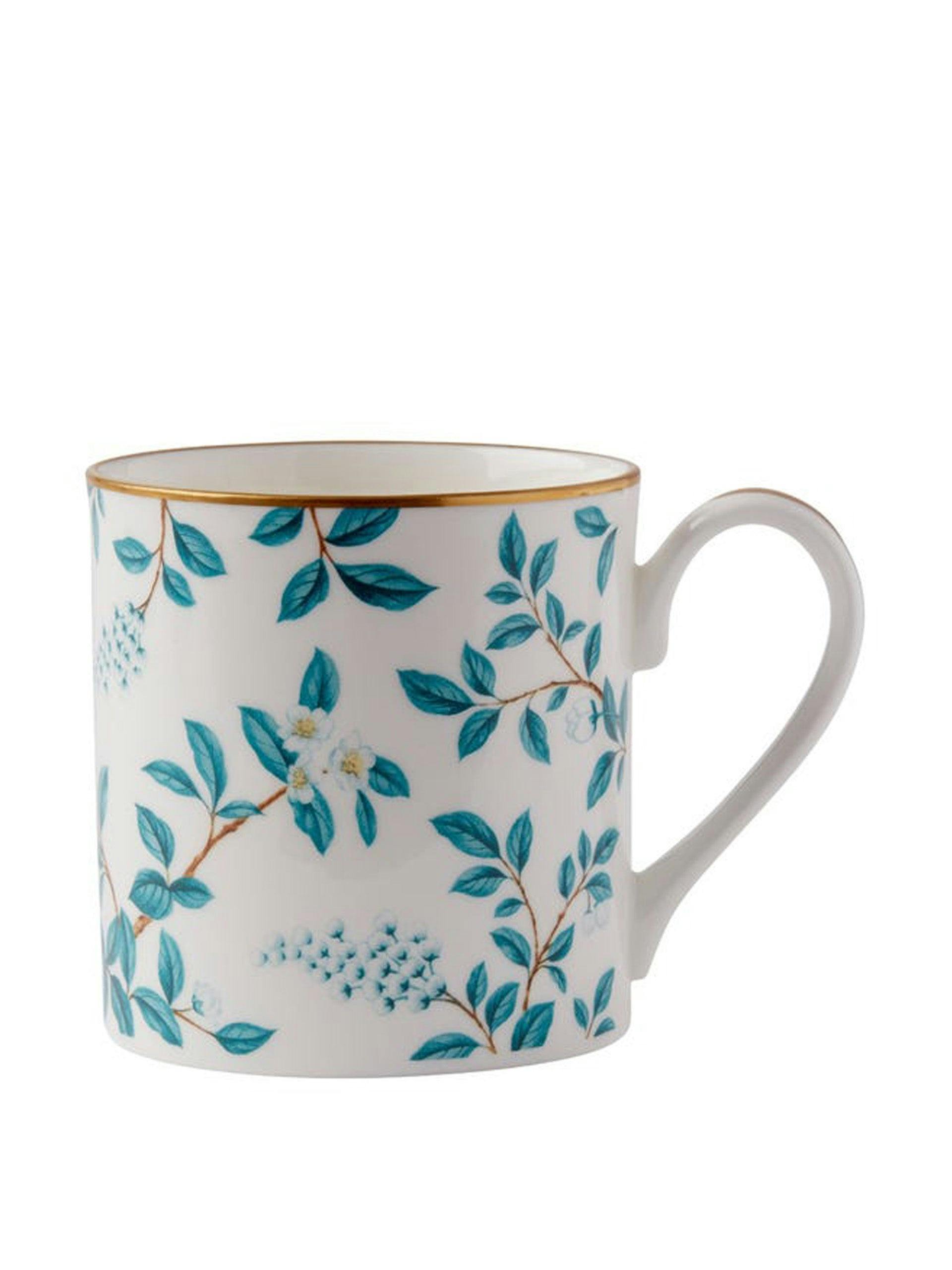 Camellia white mug