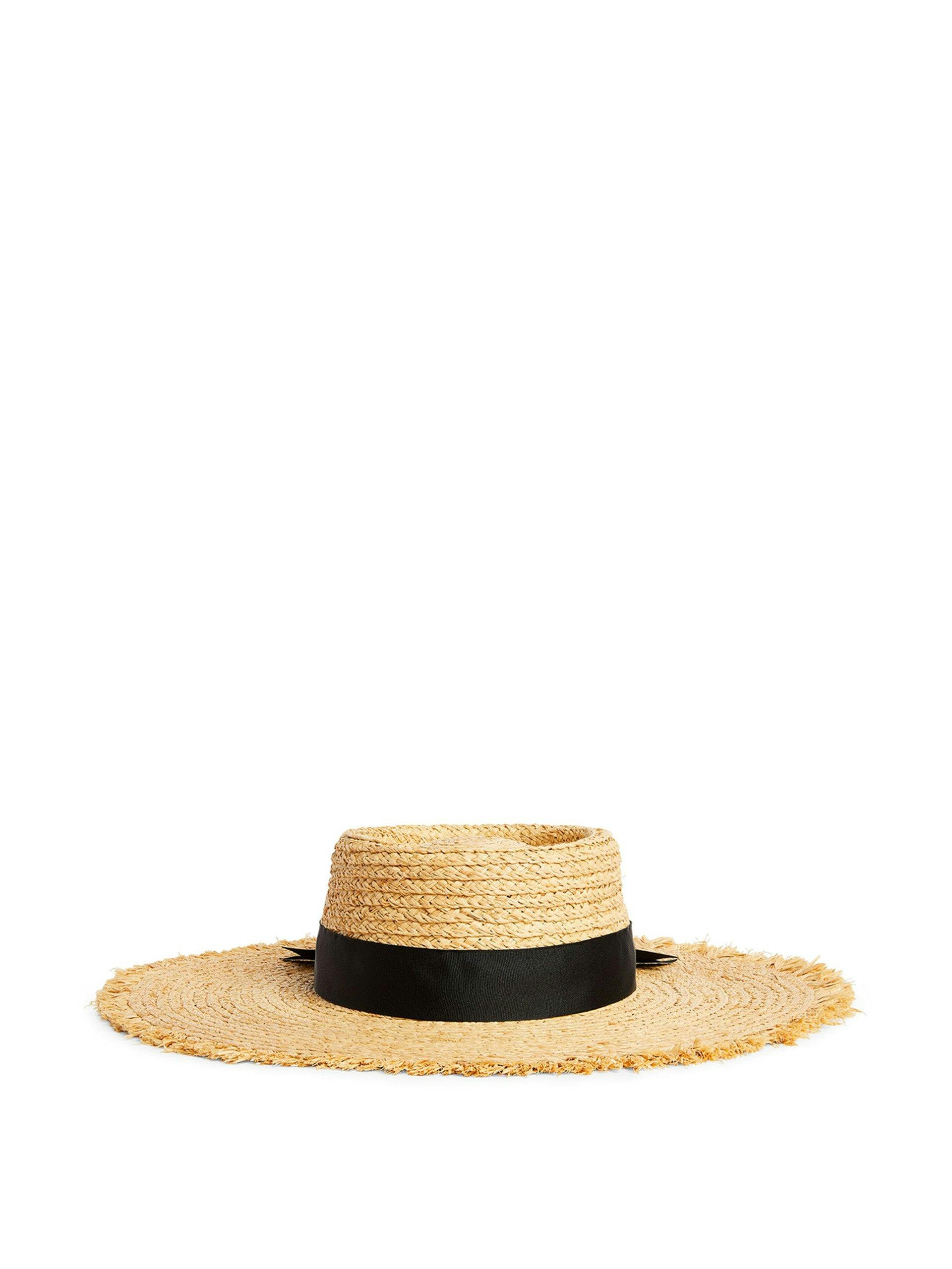Raffia frayed Ventura hat
