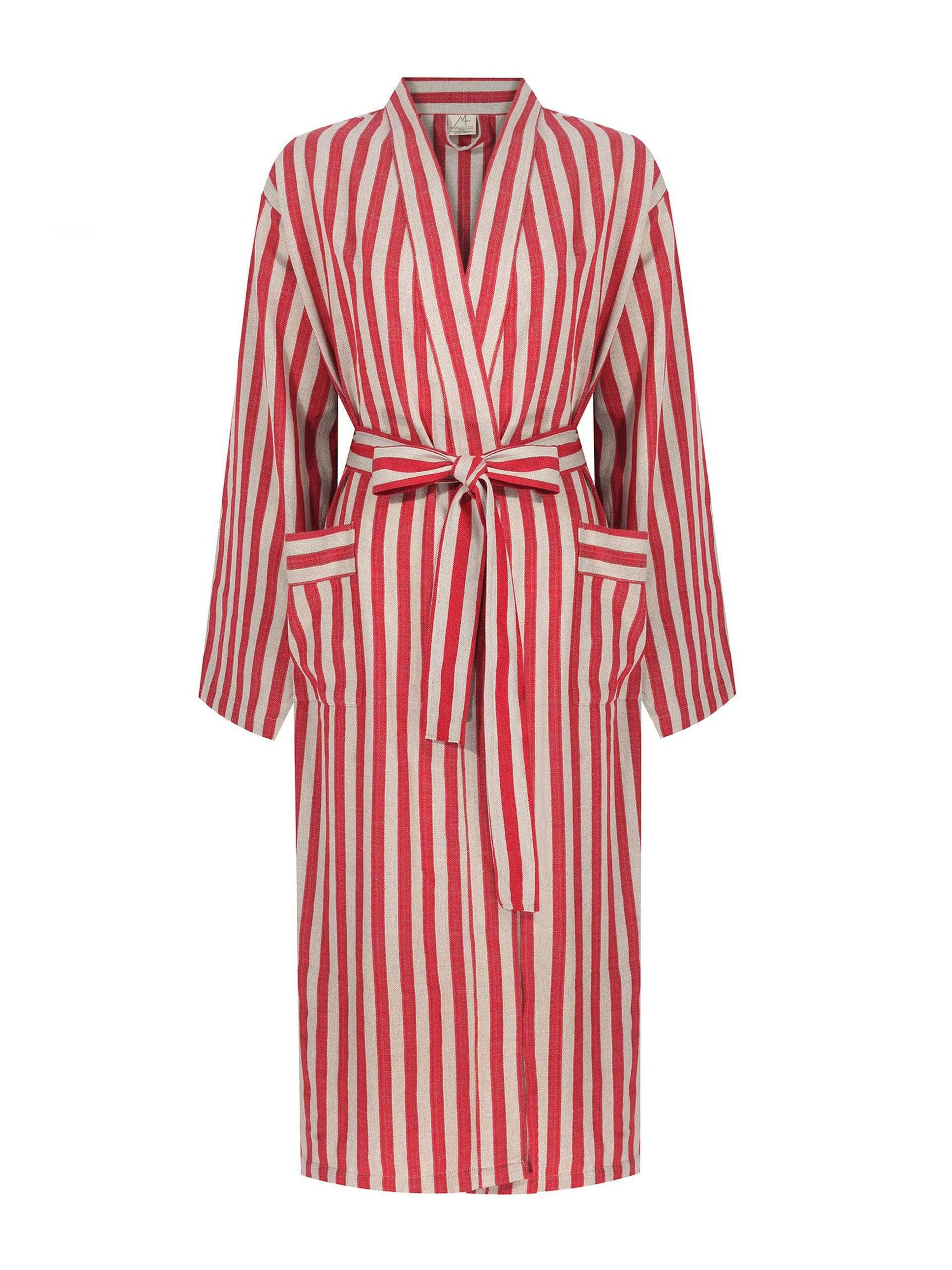 Striped red robe