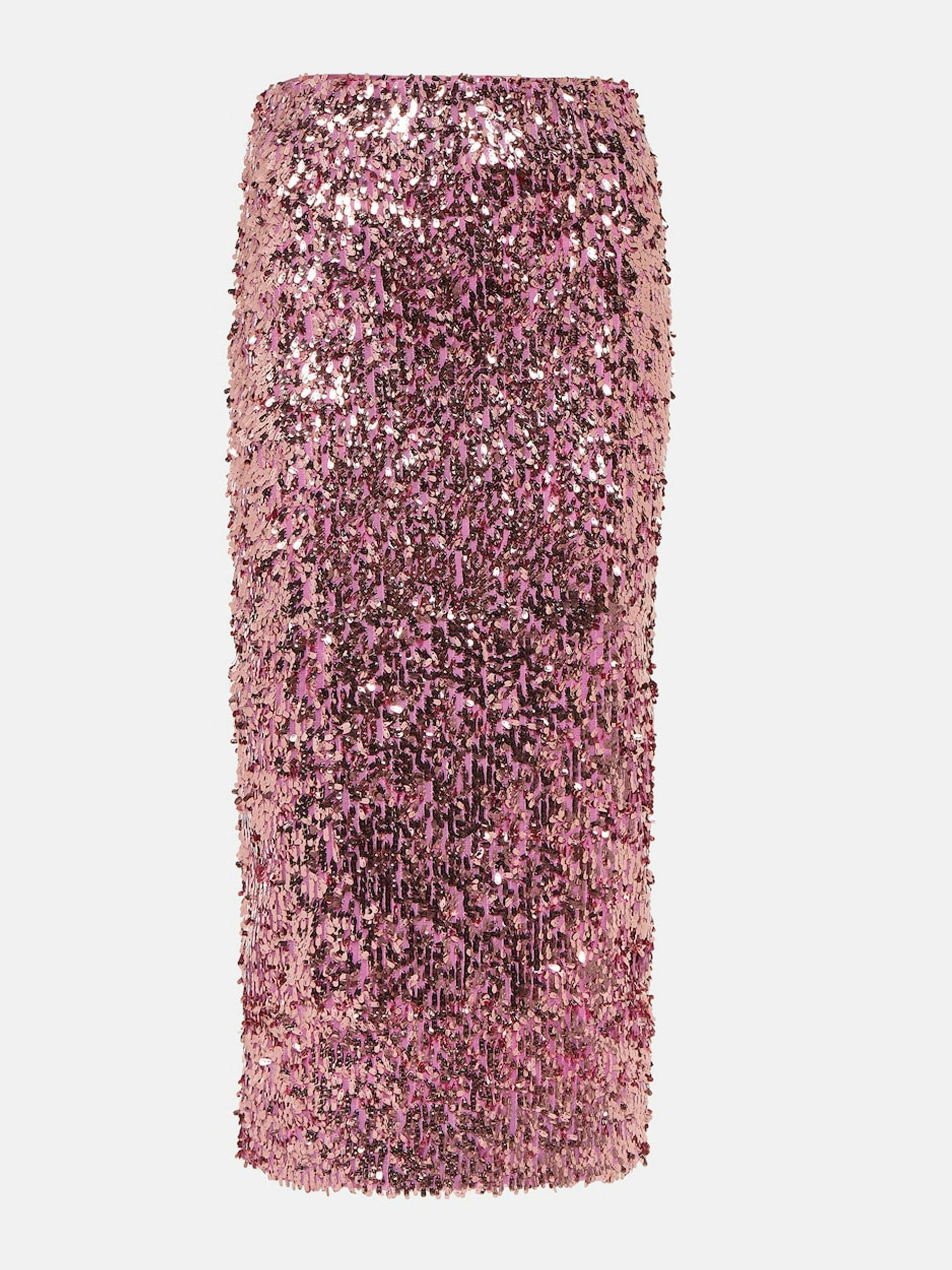 Sequined pencil skirt