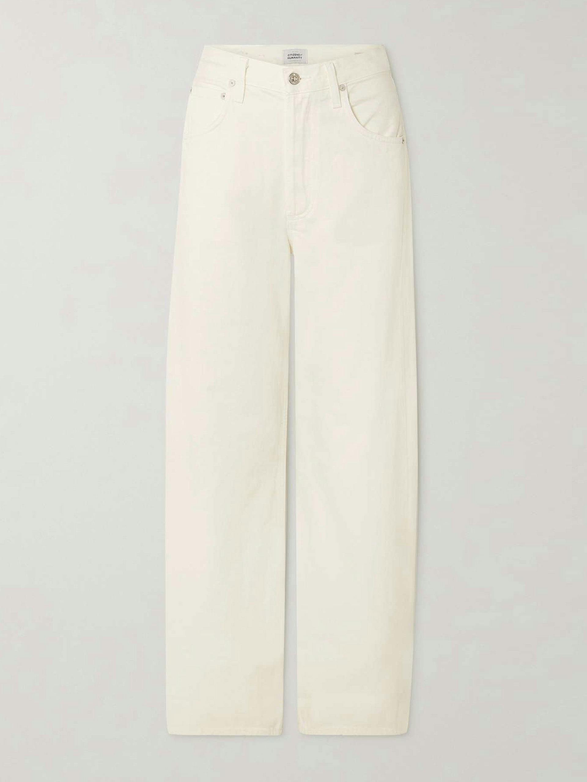 Ayla Baggy Cuffed Crop cropped high-rise wide-leg jeans