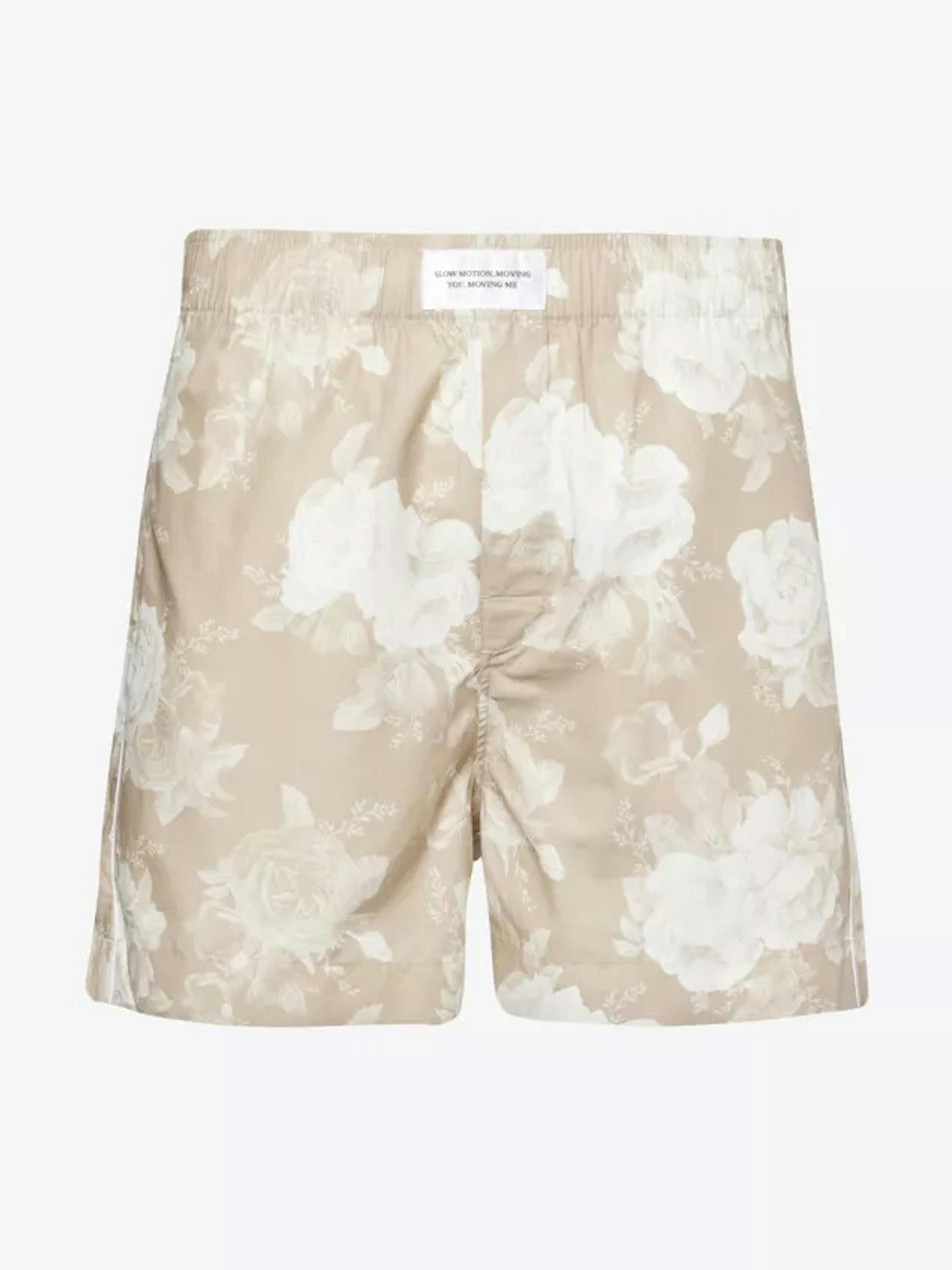 Sweet floral-print pyjama short
