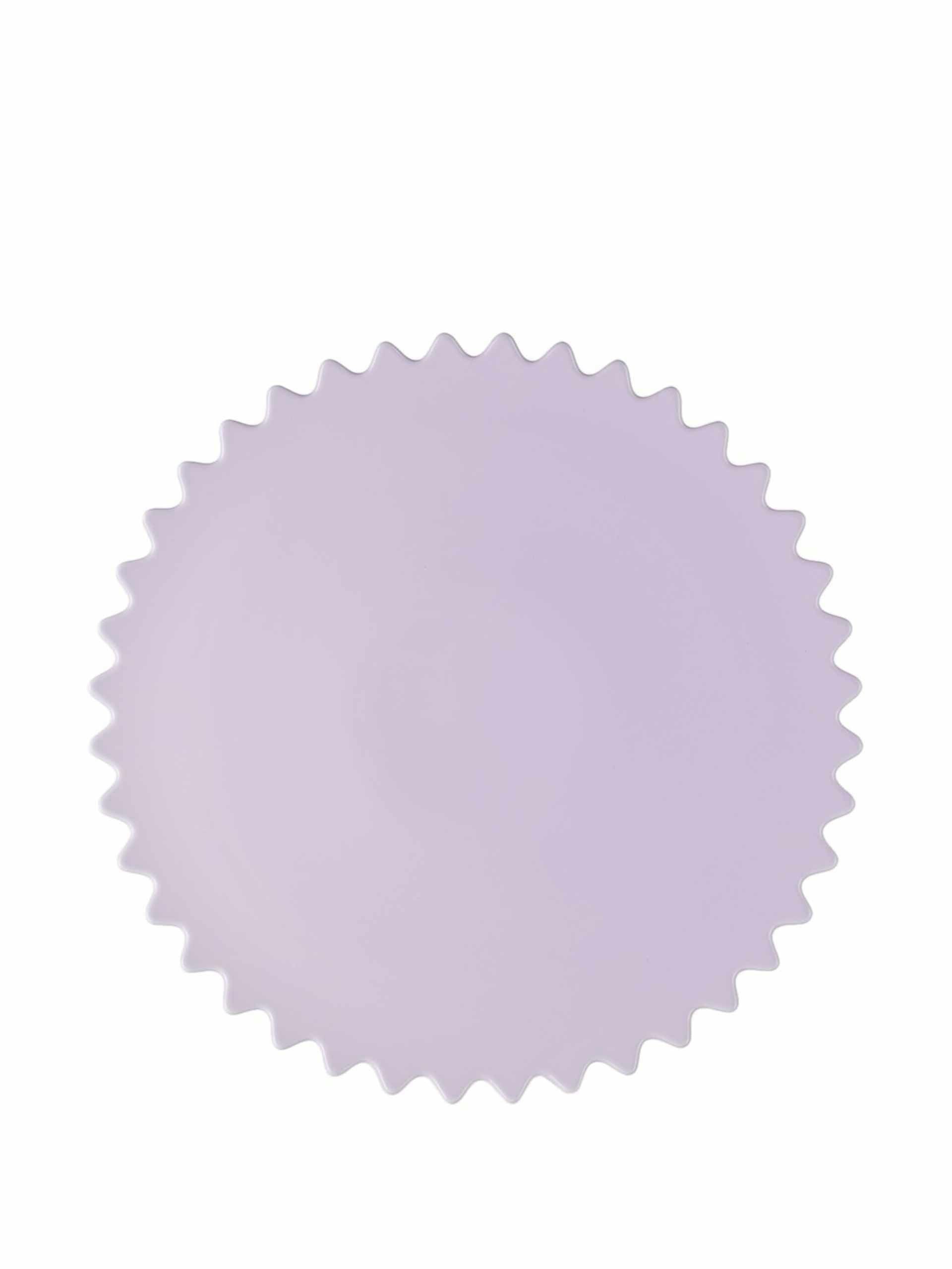 Purple zigzag platter