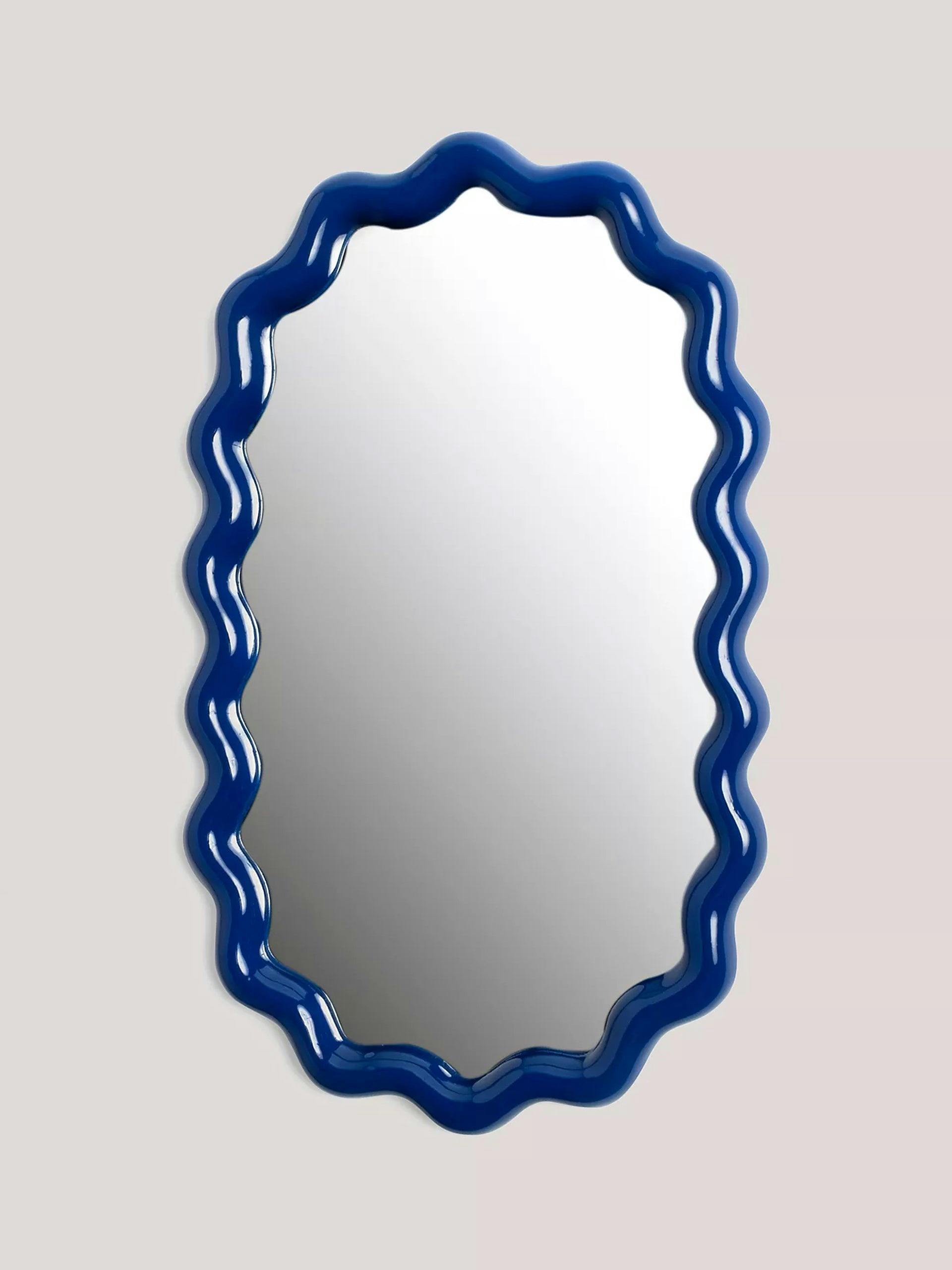 Zig Zag polyresin mirror