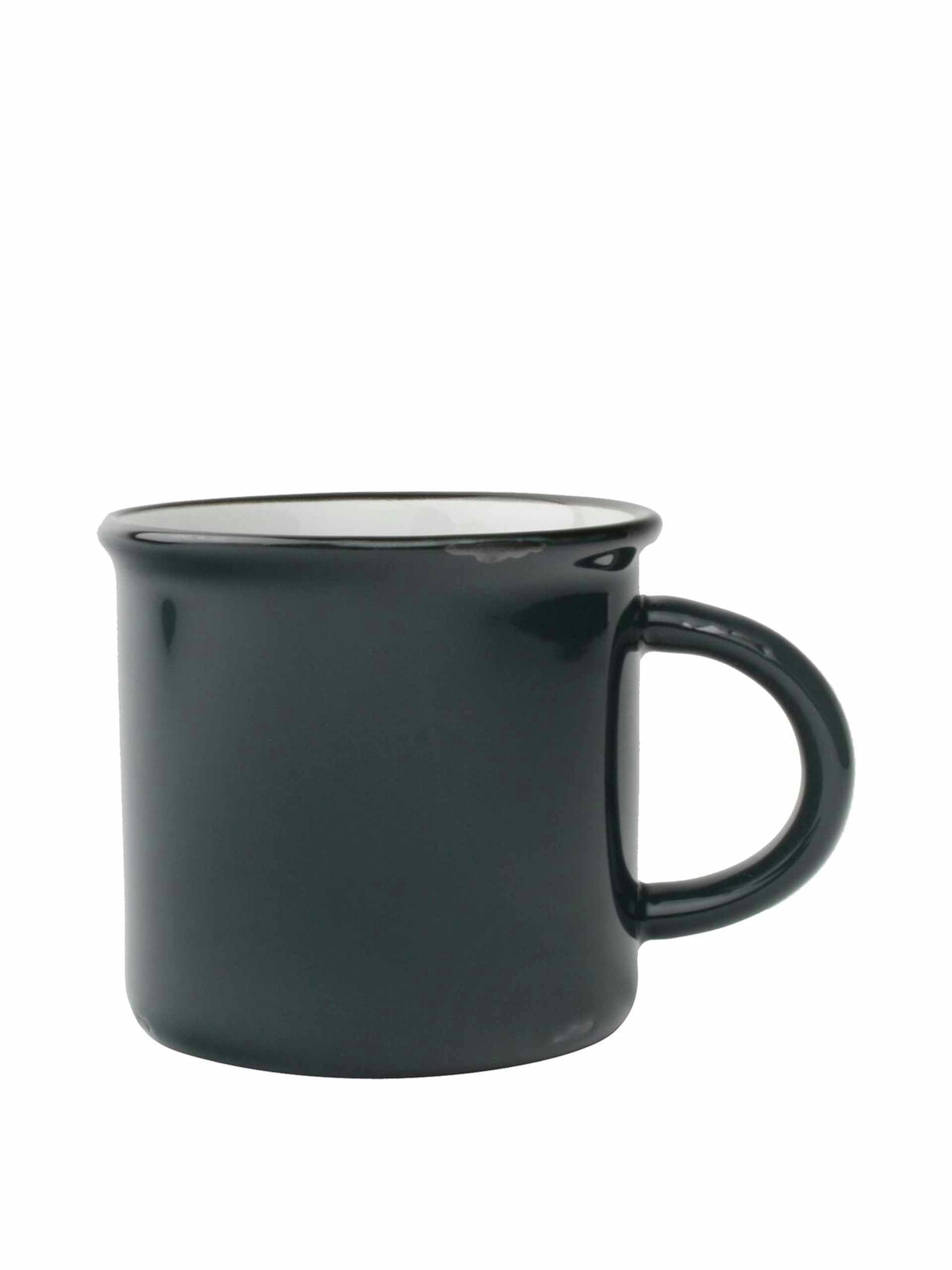 Slate grey tinware mug