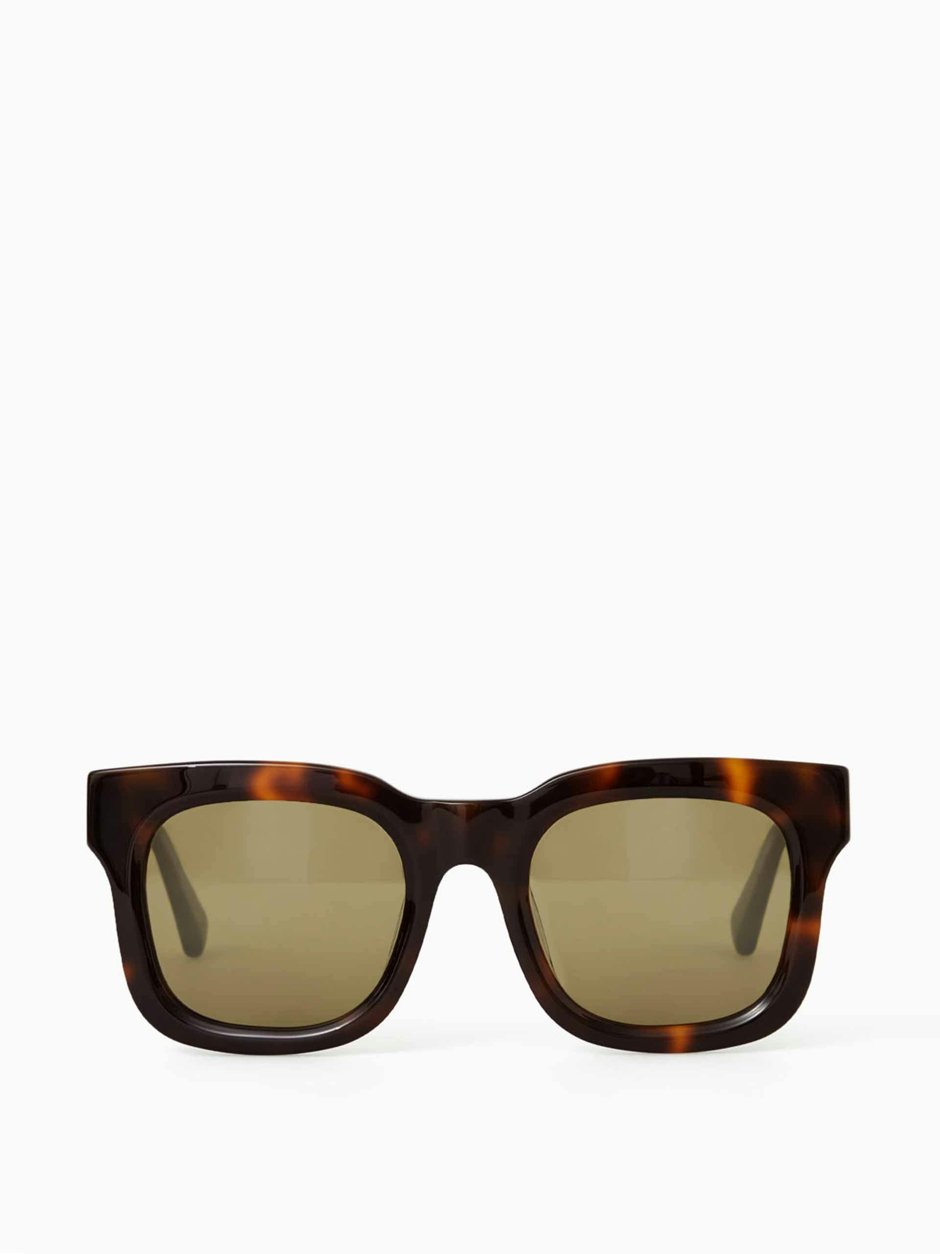 The Square acetate tortoiseshell sunglasses