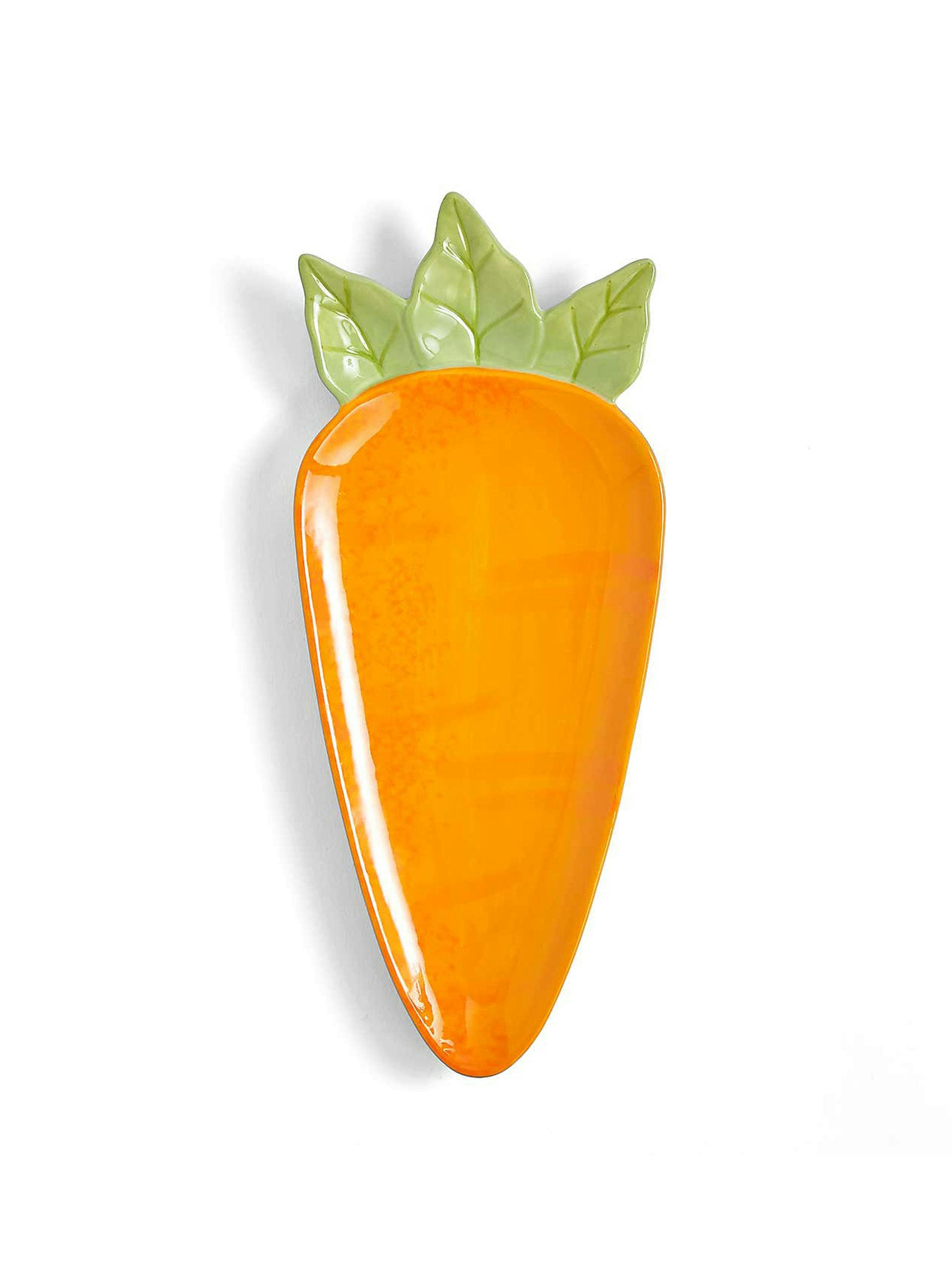 Carrot shaped plate
