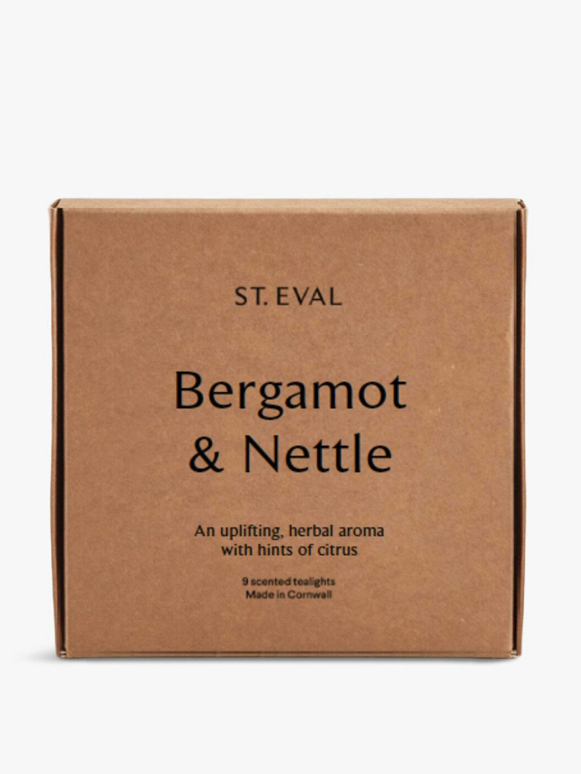 Bergamot and Nettle tealights (set of 9)