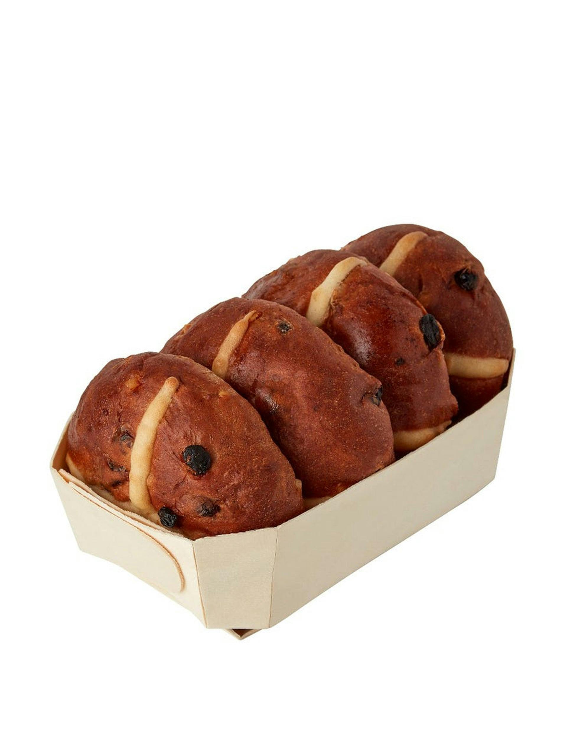 Hot cross buns (pack of 4)
