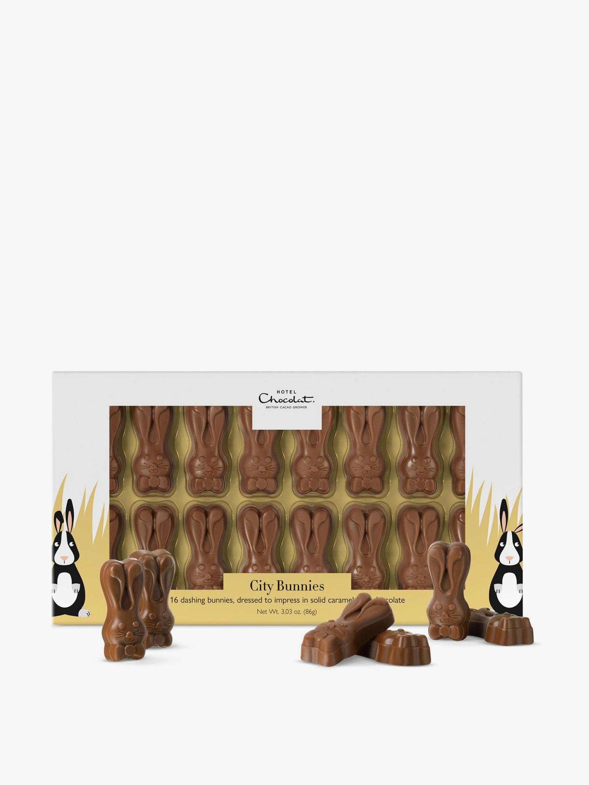 Caramel chocolate bunnies