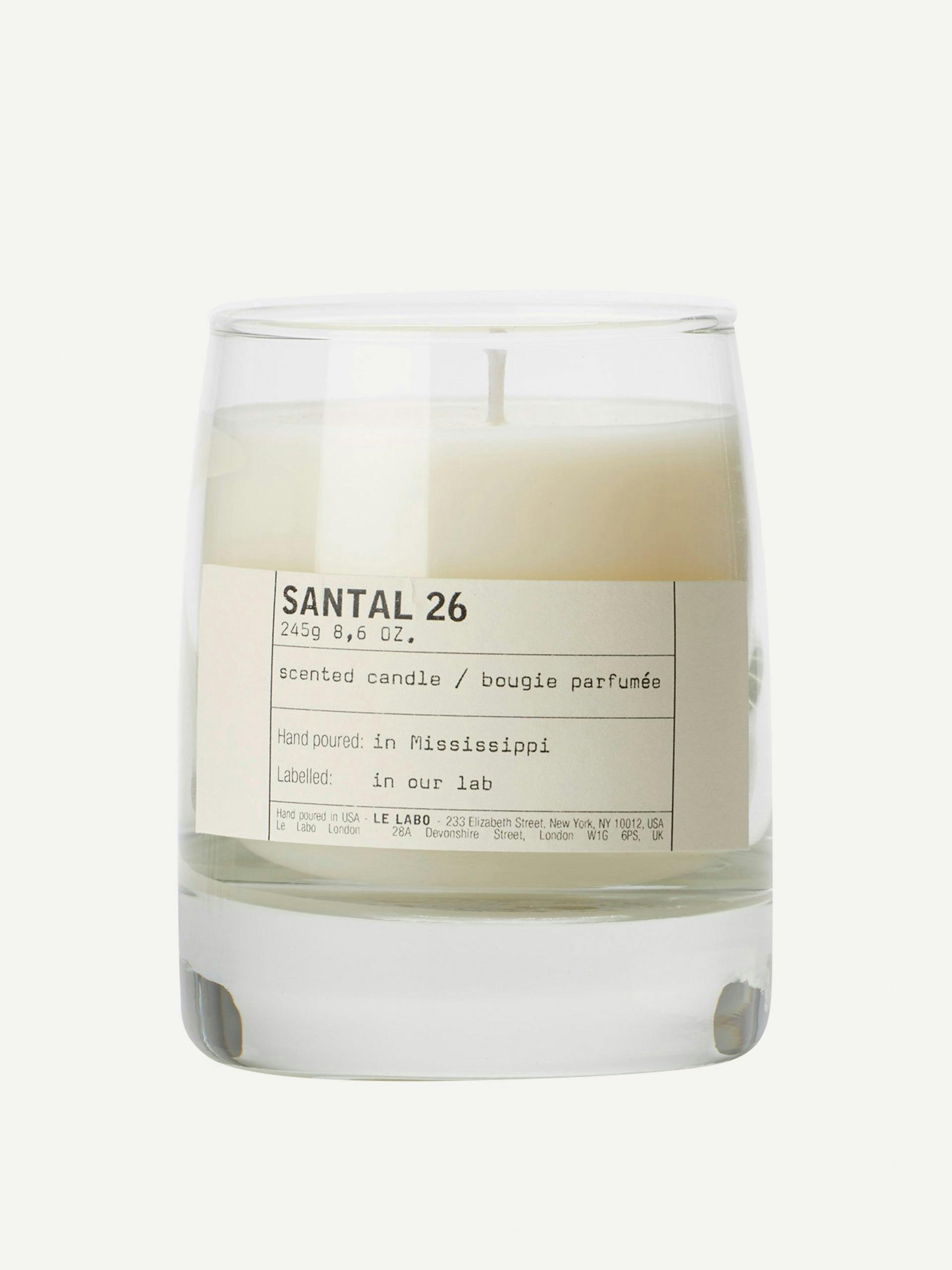Santal 26 scented candle