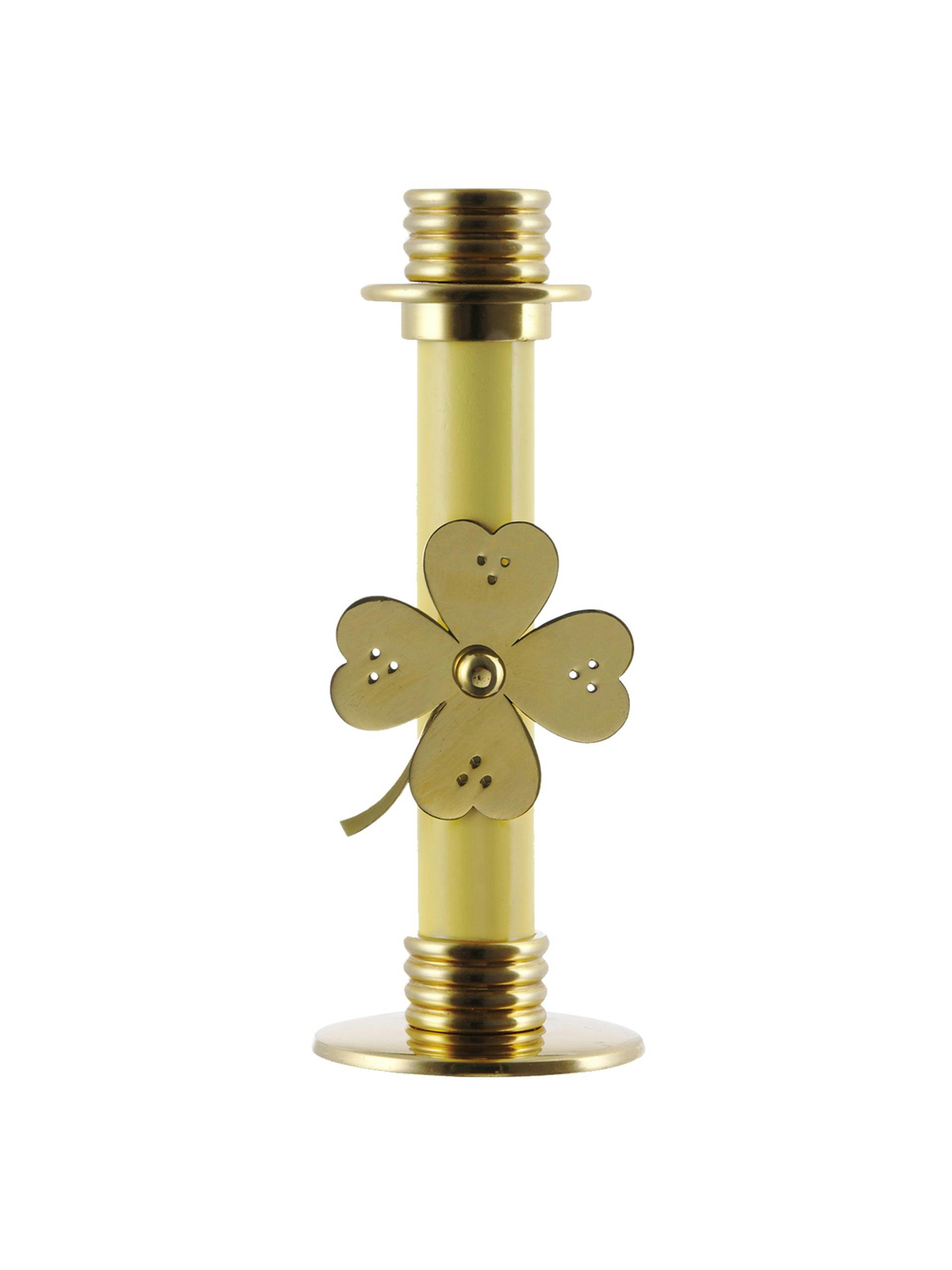 Lucky clover charm candle holder