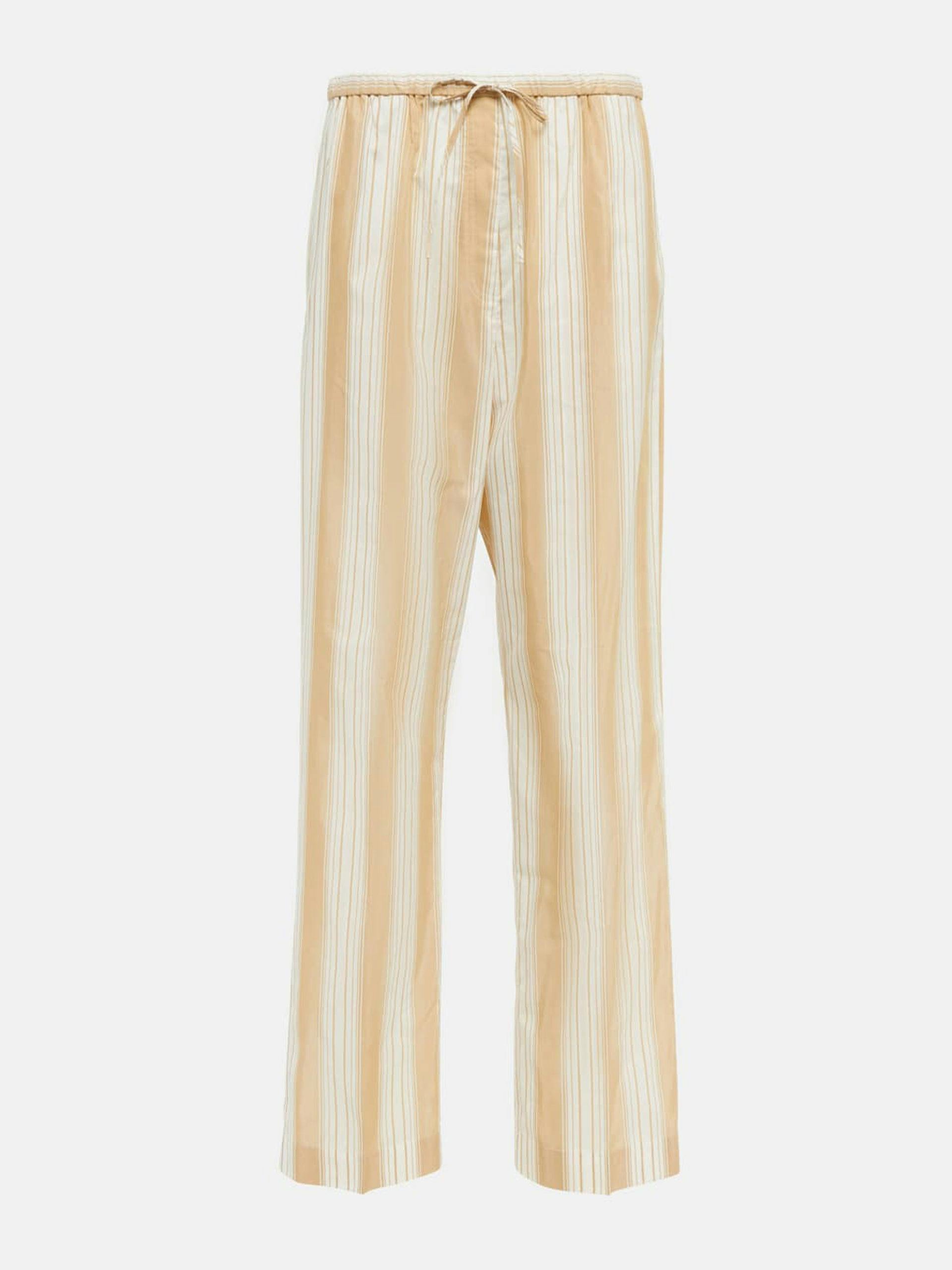 Yellow striped trousers
